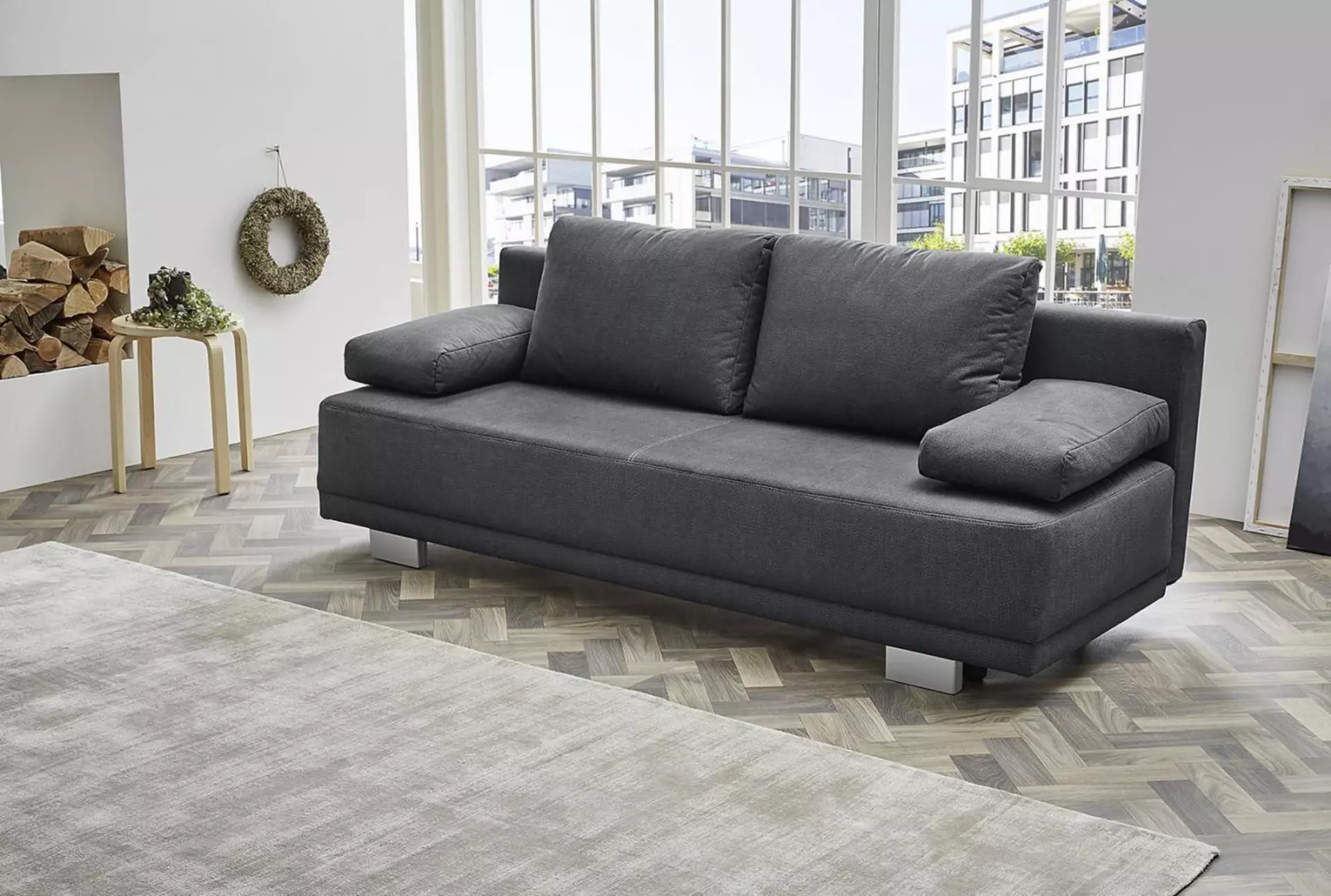 Schlafsofa LUZIO CELECT Textil 196 x 68 x 82 cm