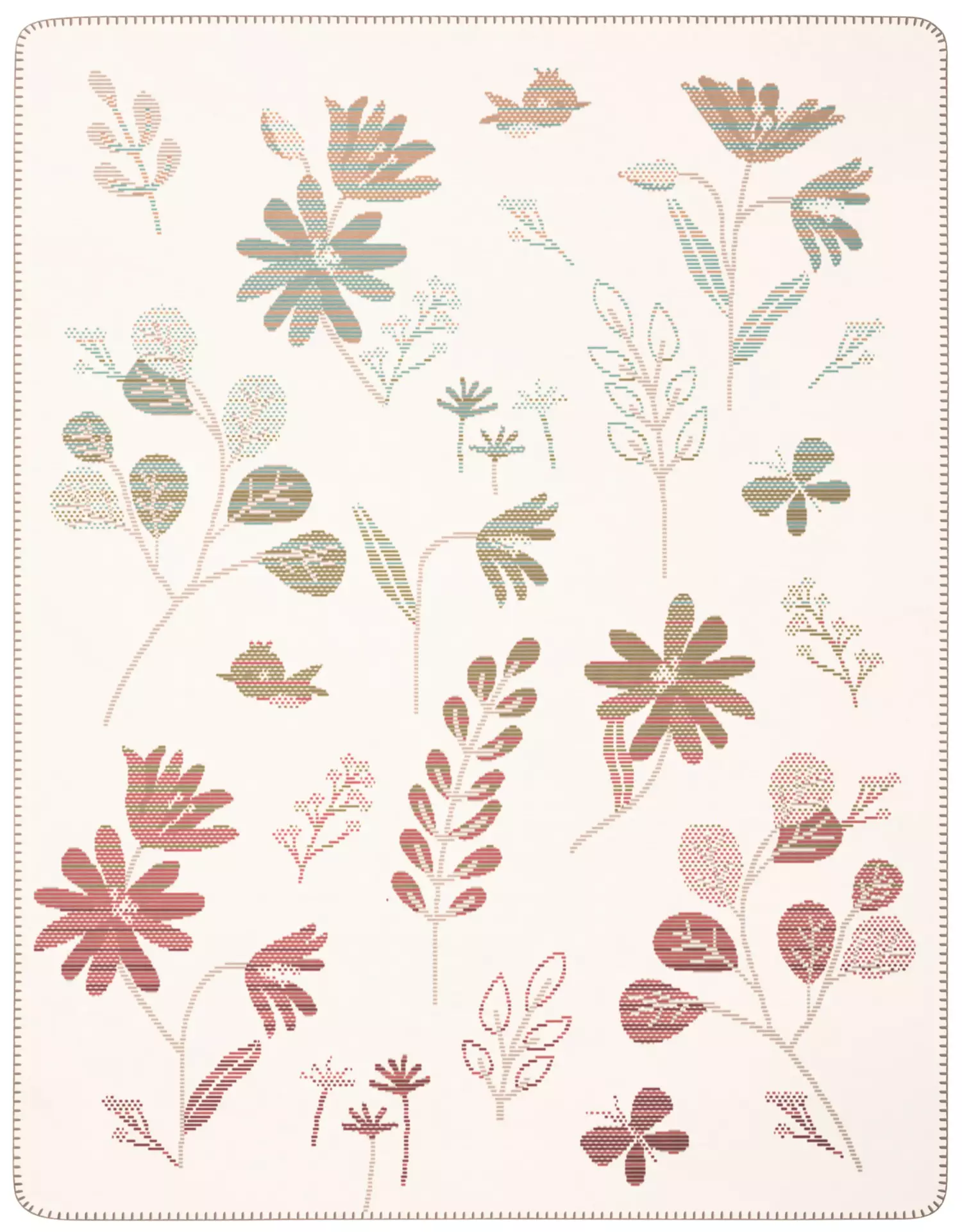 Babydecke Lovely & Sweet Wild Flowers BIEDERLACK Textil 75 x 100 cm
