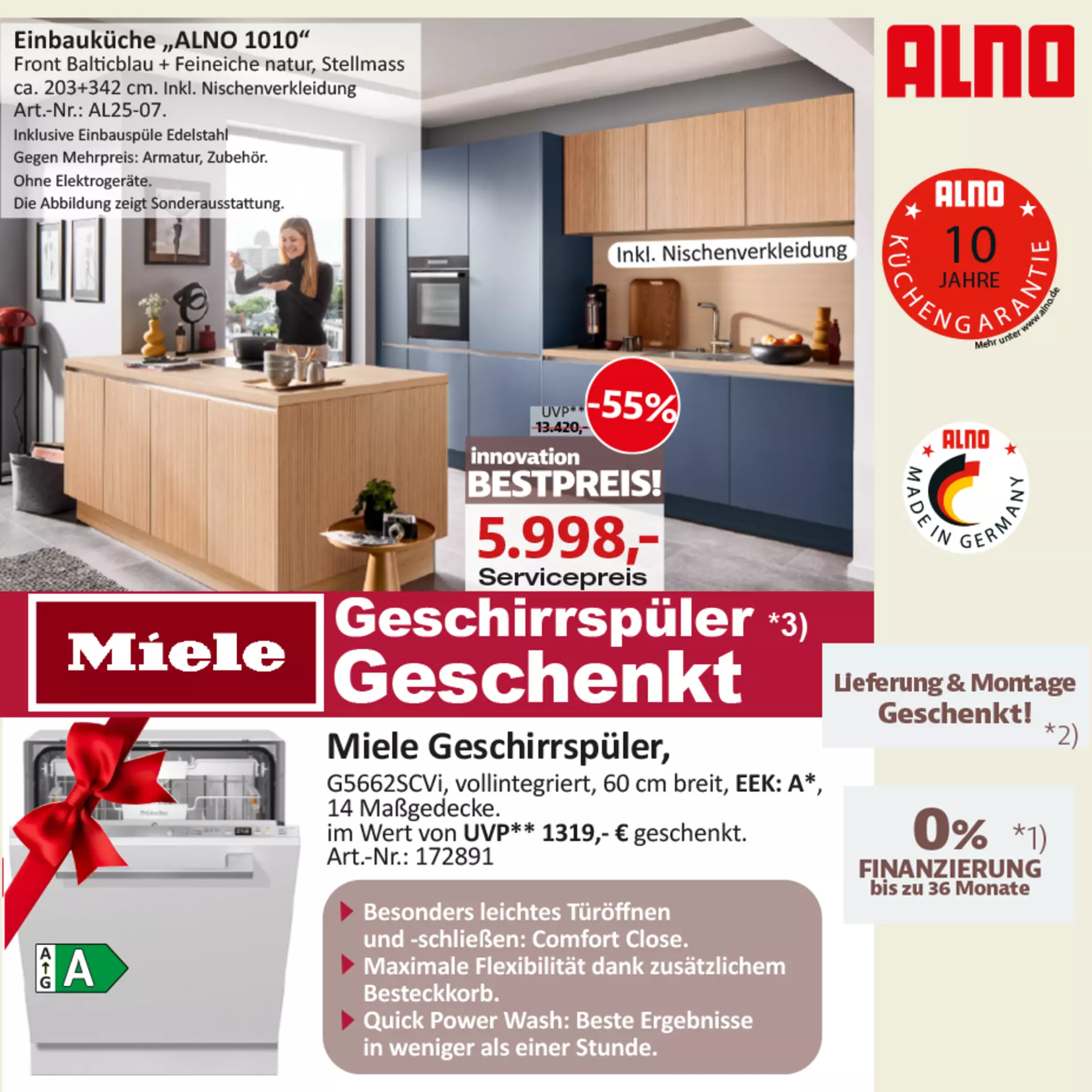 Jetzt gratis Miele-Geschirrspüler sichern. Nur bei Innovation in Günzburg