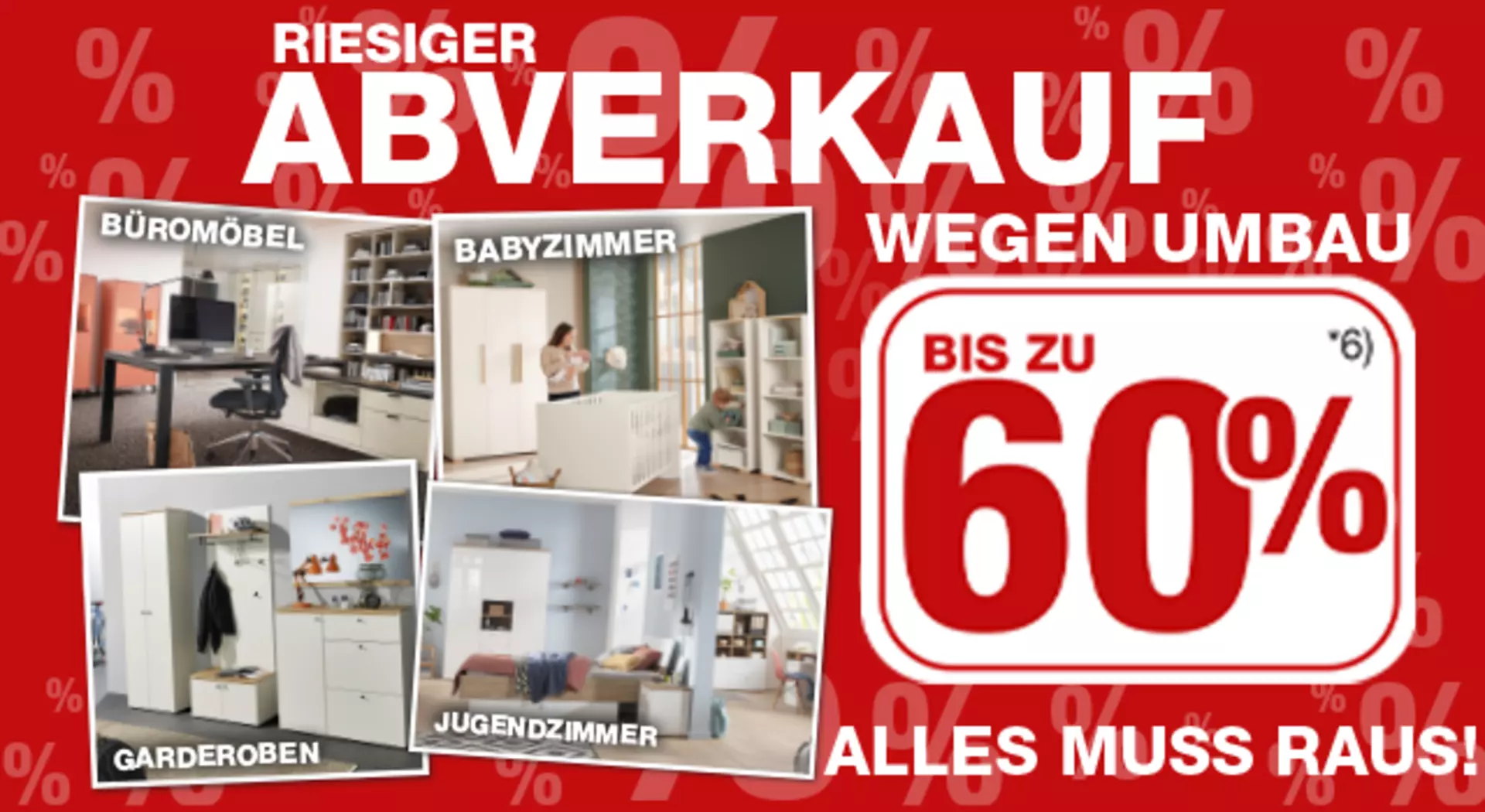 Riesiger Abverkauf wegen umbau, bis zu 60% Rabatt