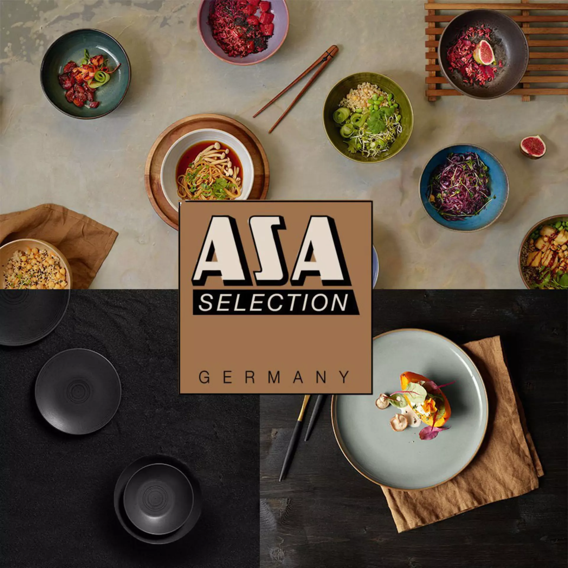 ASA Selection bietet Ihnen elegantes Geschier und jede menge an Tisch bedekungen