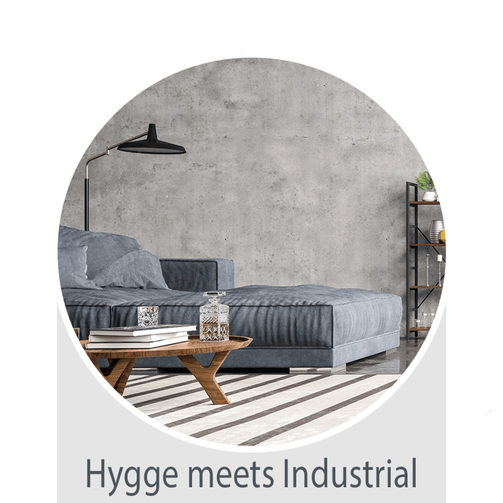 Zum Shop-the-Look Hygge meets Industrial - inspirierende Einrichtungsidee von Möbel Inhofer