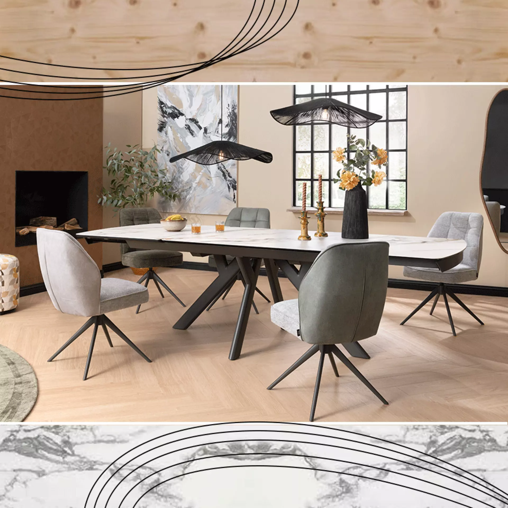 Esszimmer mit Statement-Charakter gestalten – Räume mit Persönlichkeit und Ausdruck