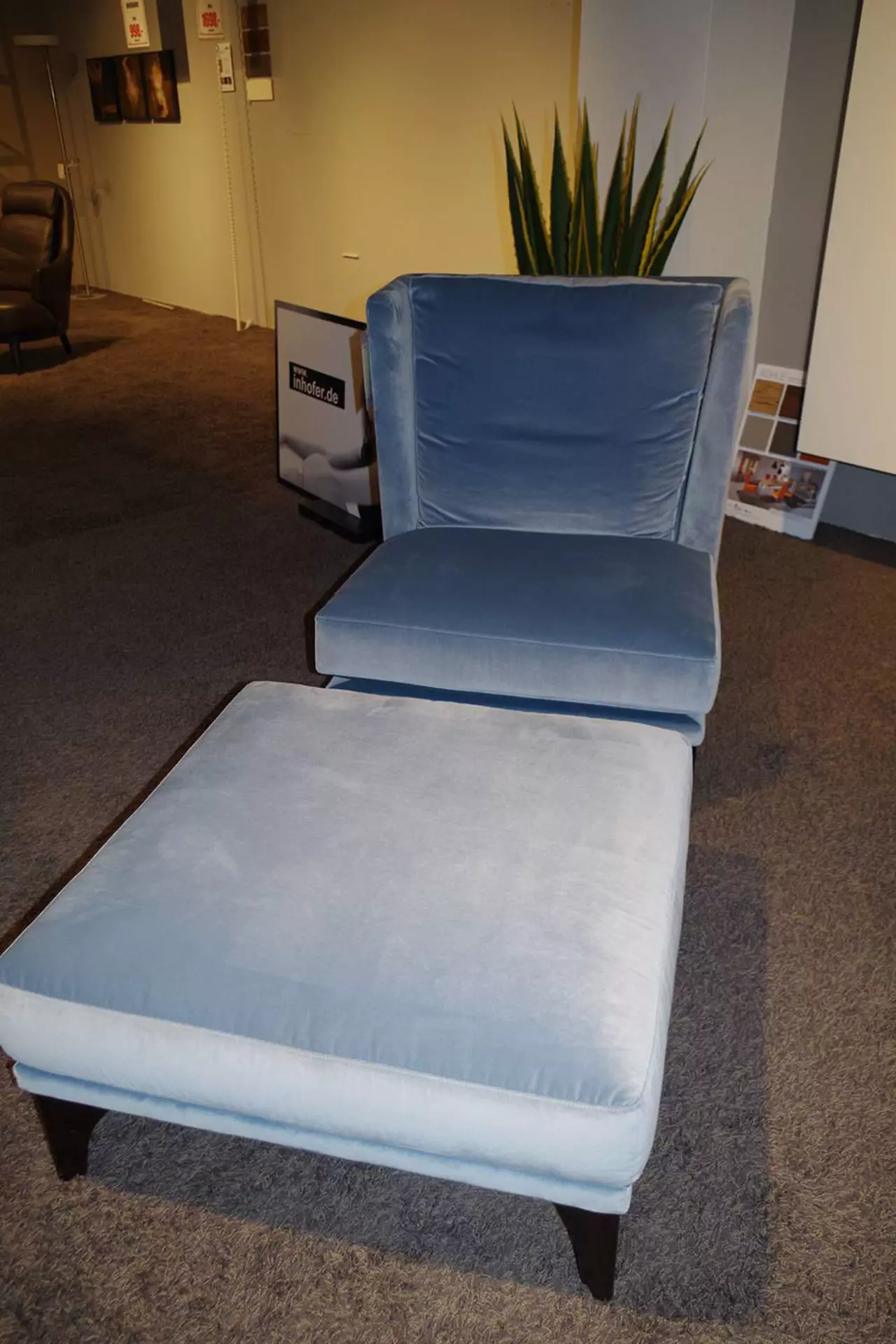 Sessel incl. Hocker