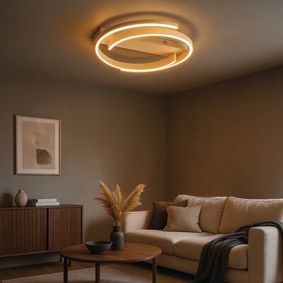 4. Bild von Deckenleuchte LED Fernbedienung beige