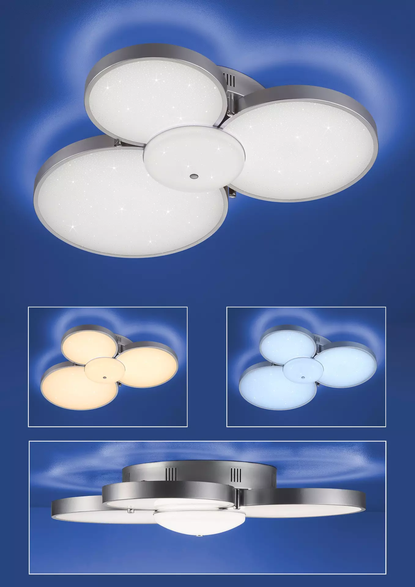 Deckenleuchte VALENTIN HELL Metall 67 x 8 x 67 cm