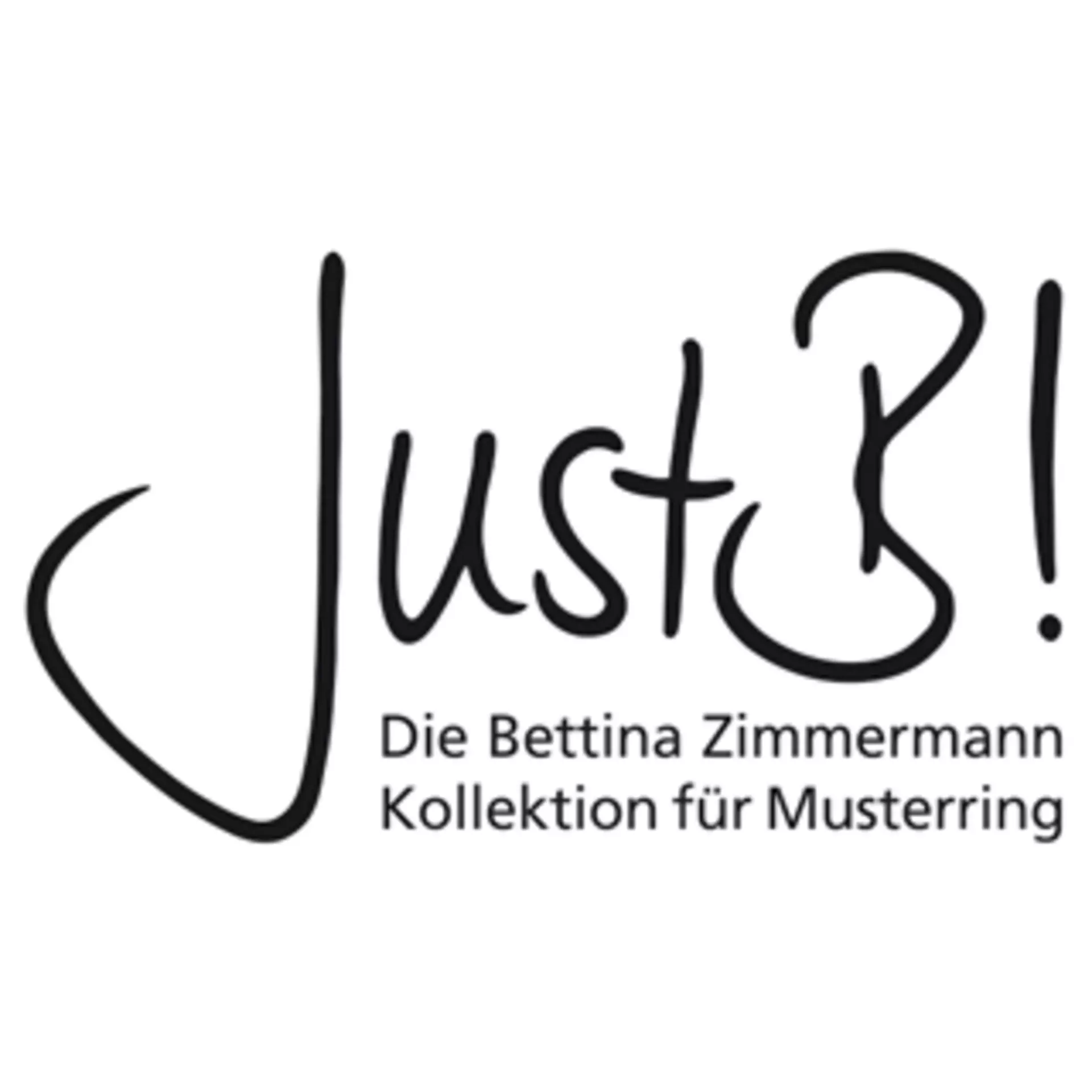 Logo der Marke JustB! - die Bettina Zimmermann Kollektion für Musterring