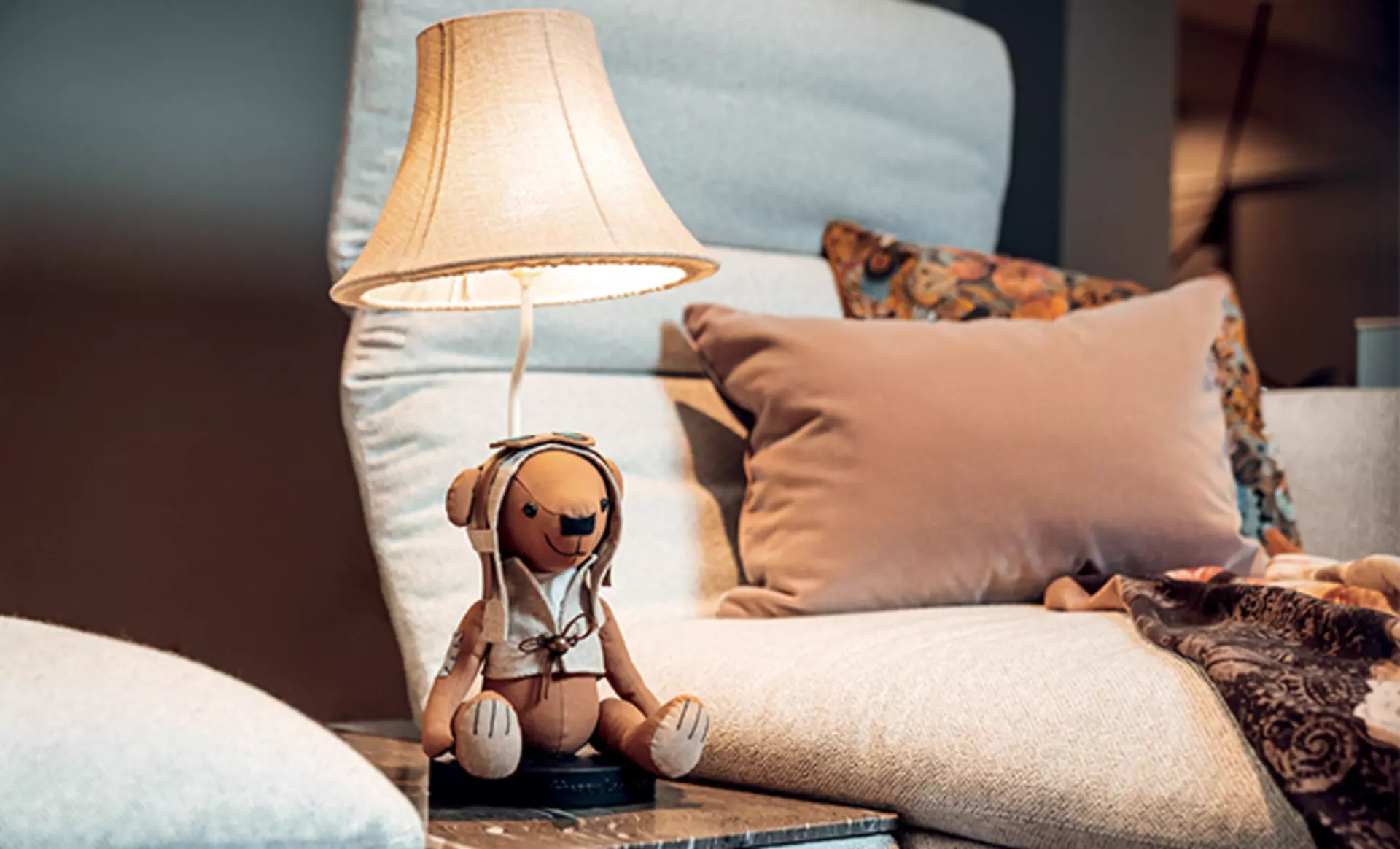 Süße Teddybär Lampe