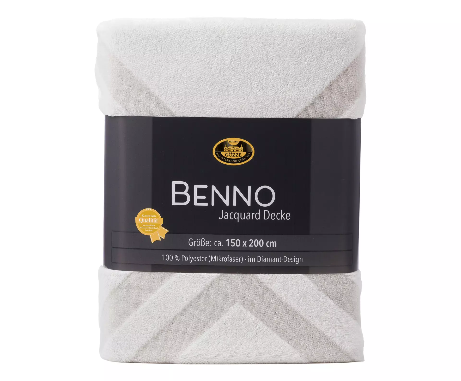 Wohndecke Benno Ambiente Trendlife Textil 150 x 200 cm