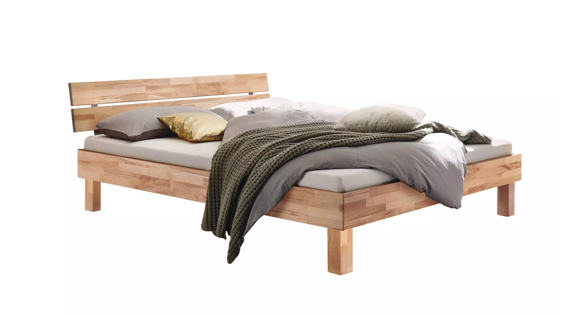 Bett PRATO Hasena Holz 186 x 76 x 214 cm