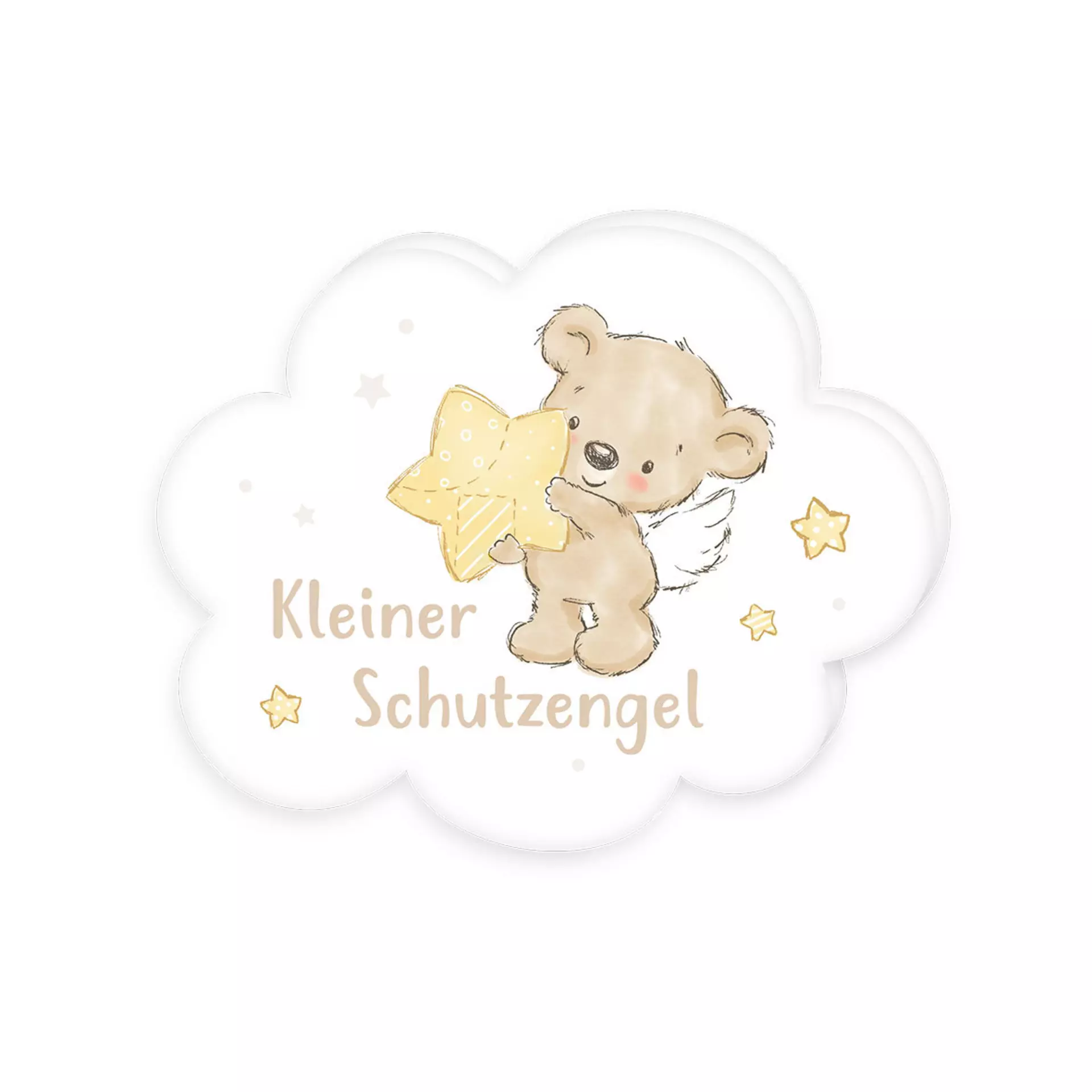 Kuschelkissen Kleiner Schutzengel Baby Best 29 x 33 cm