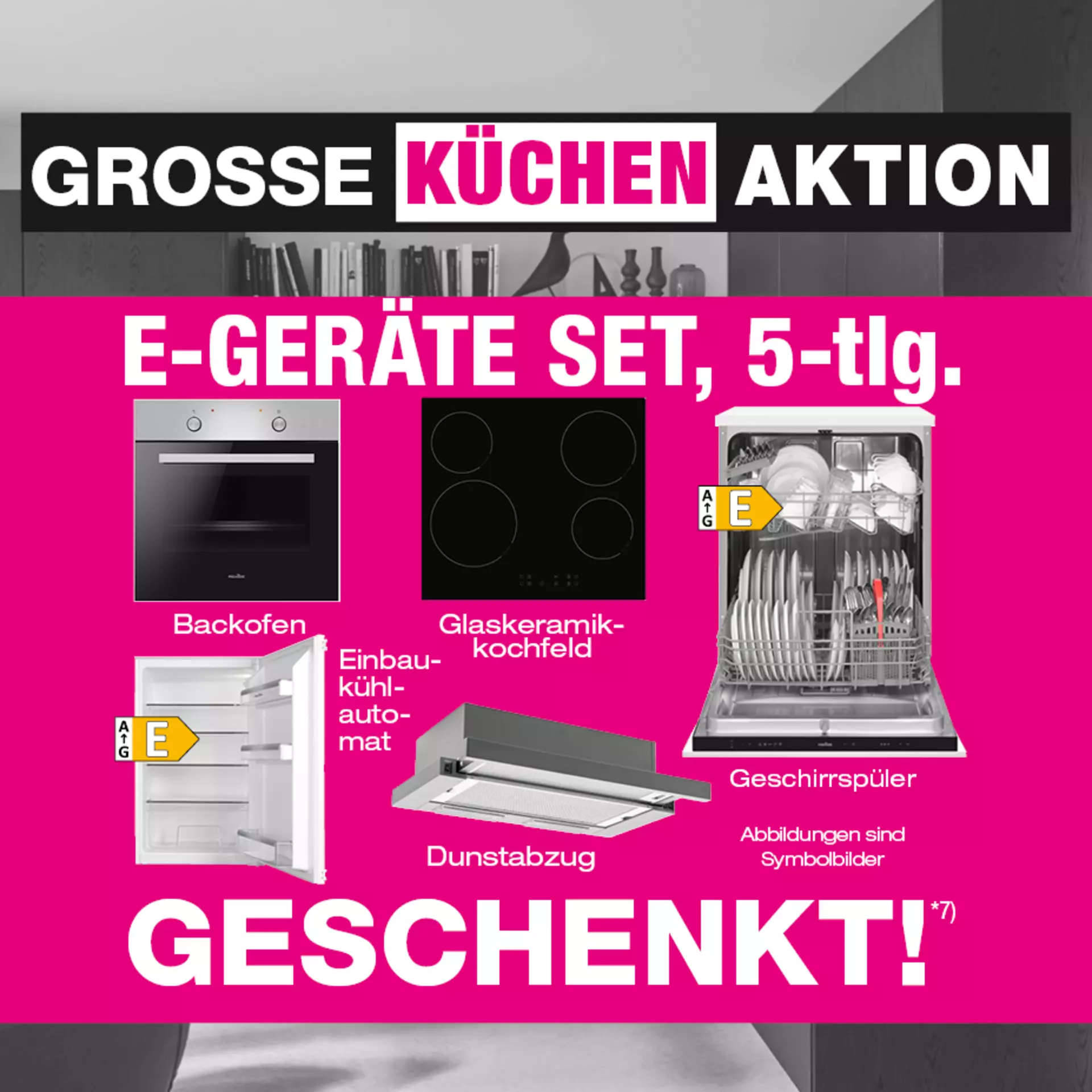 Jetzt fünfteiliges E-Geräte-Set gratis sichern! Nur bei Möbel Inhofer