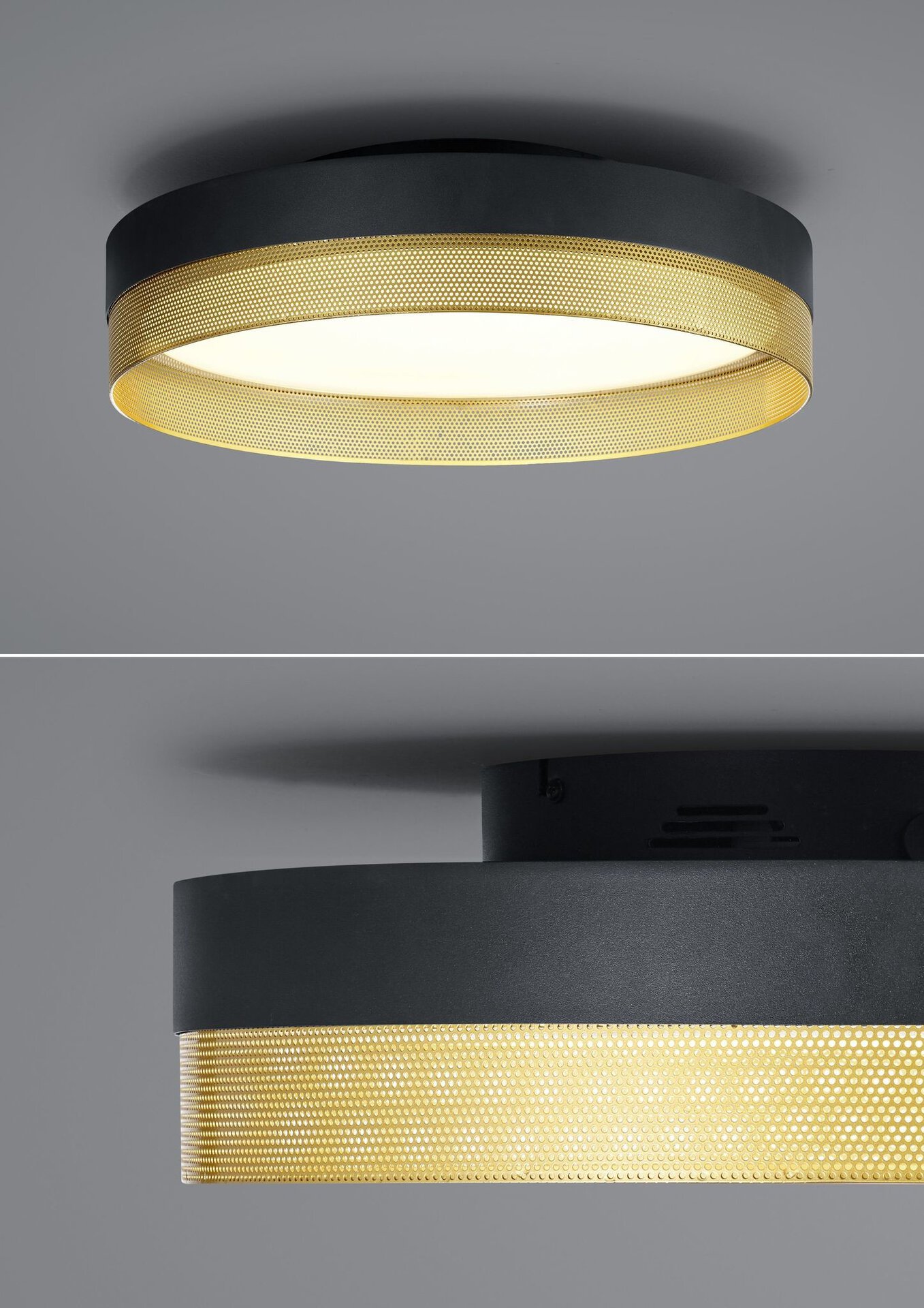 Deckenleuchte LED Fernbedienung gold Möbel Inhofer