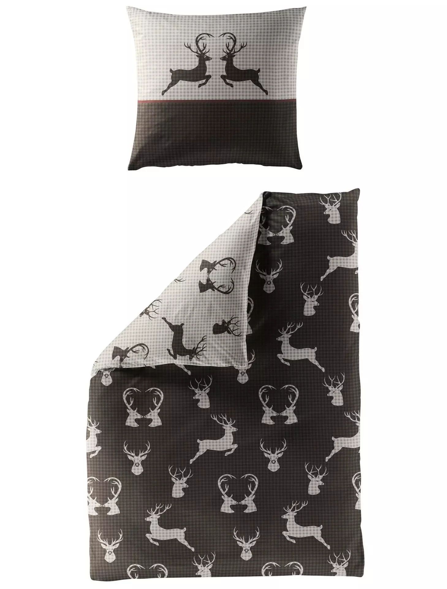Biber-Bettwäsche 3923 Bierbaum Textil 135 x 200 cm