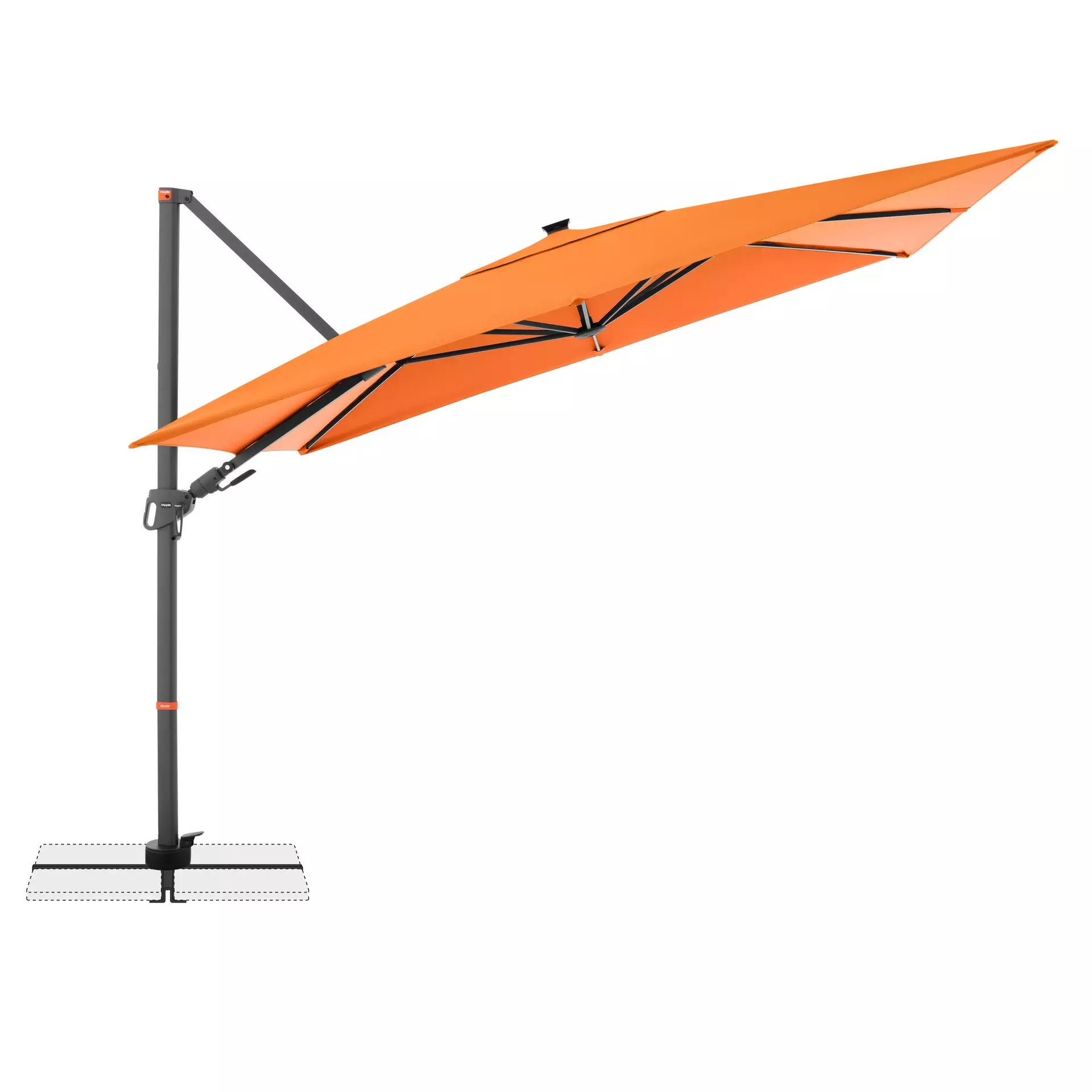 Sonnenschirm MYZONE Doppler Textil 220 x 267 x 300 cm