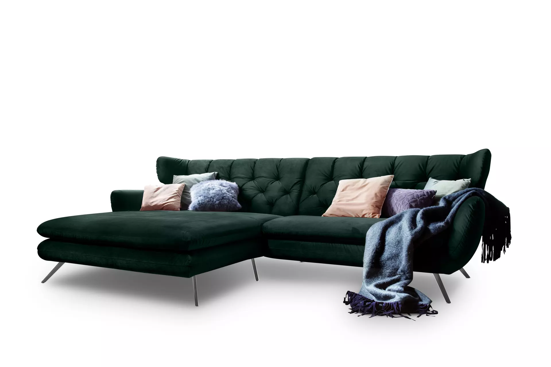 Ecksofa SARNIA LASCONDO Textil 175 x 94 x 300 cm