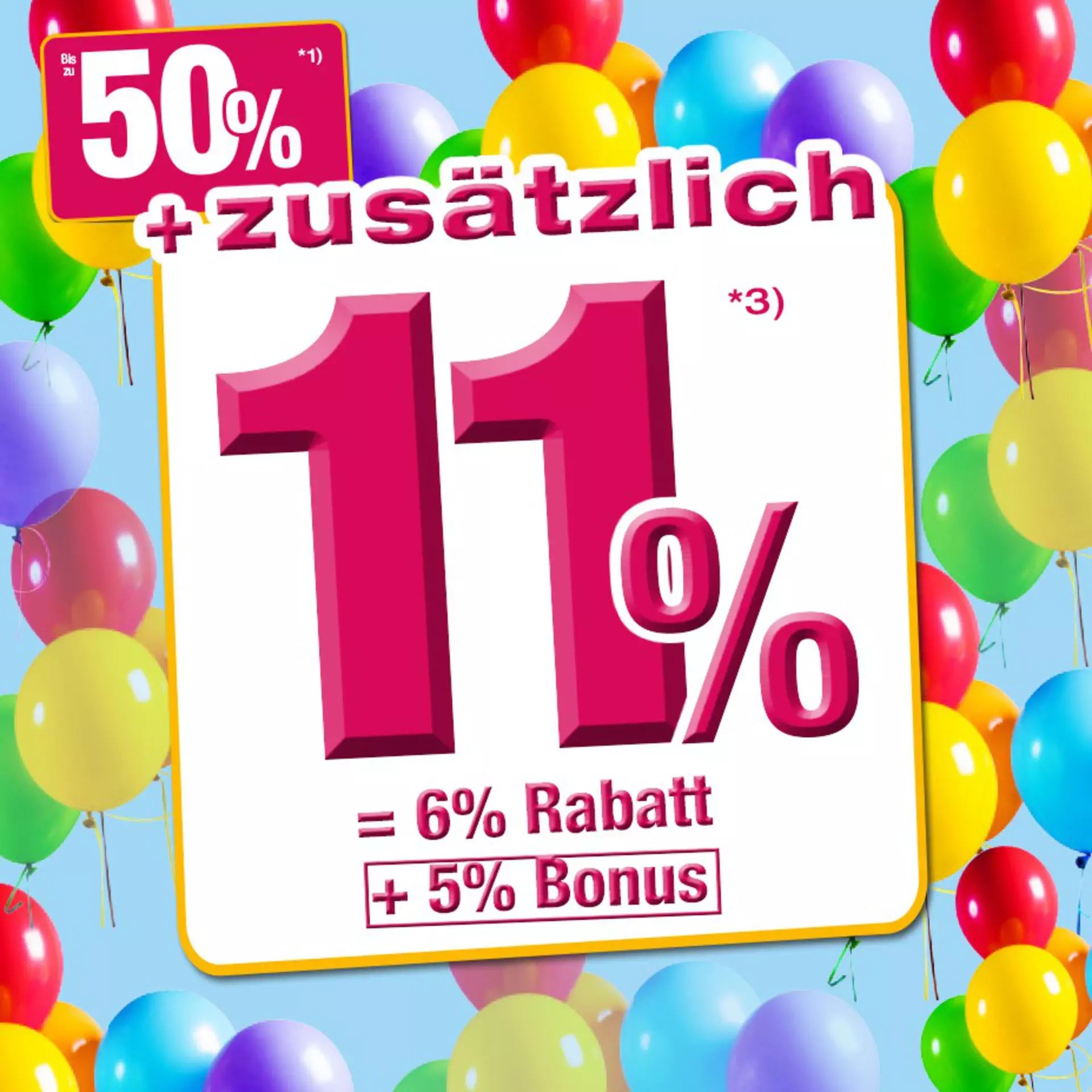 Jetzt 6% Rabatt auf Möbel und zuästzlich 5% Bonus auf die kostenlose Premiumcard