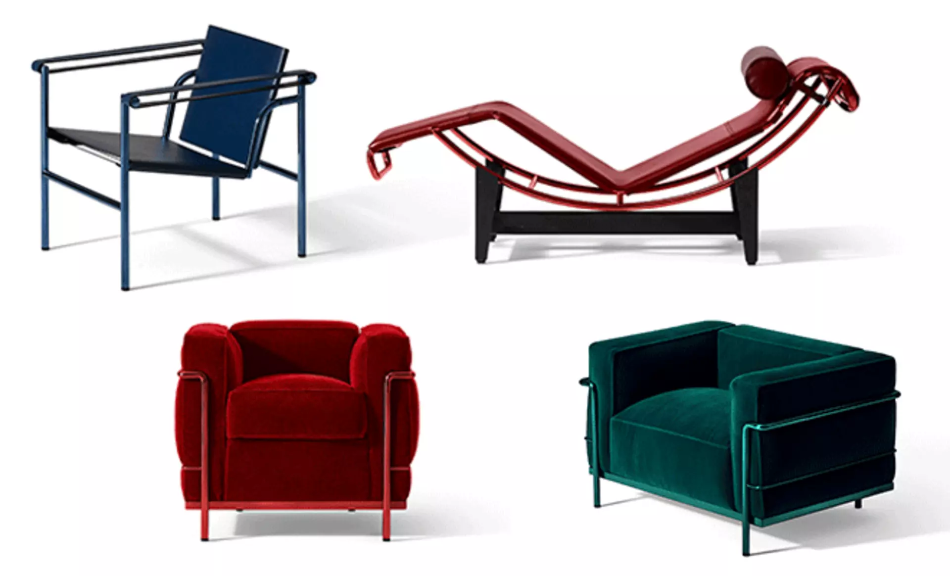 Die Cassina LC-Serie in der limitierten Farbedition