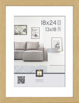 Bild von Bilderrahmen Kunststoff beige