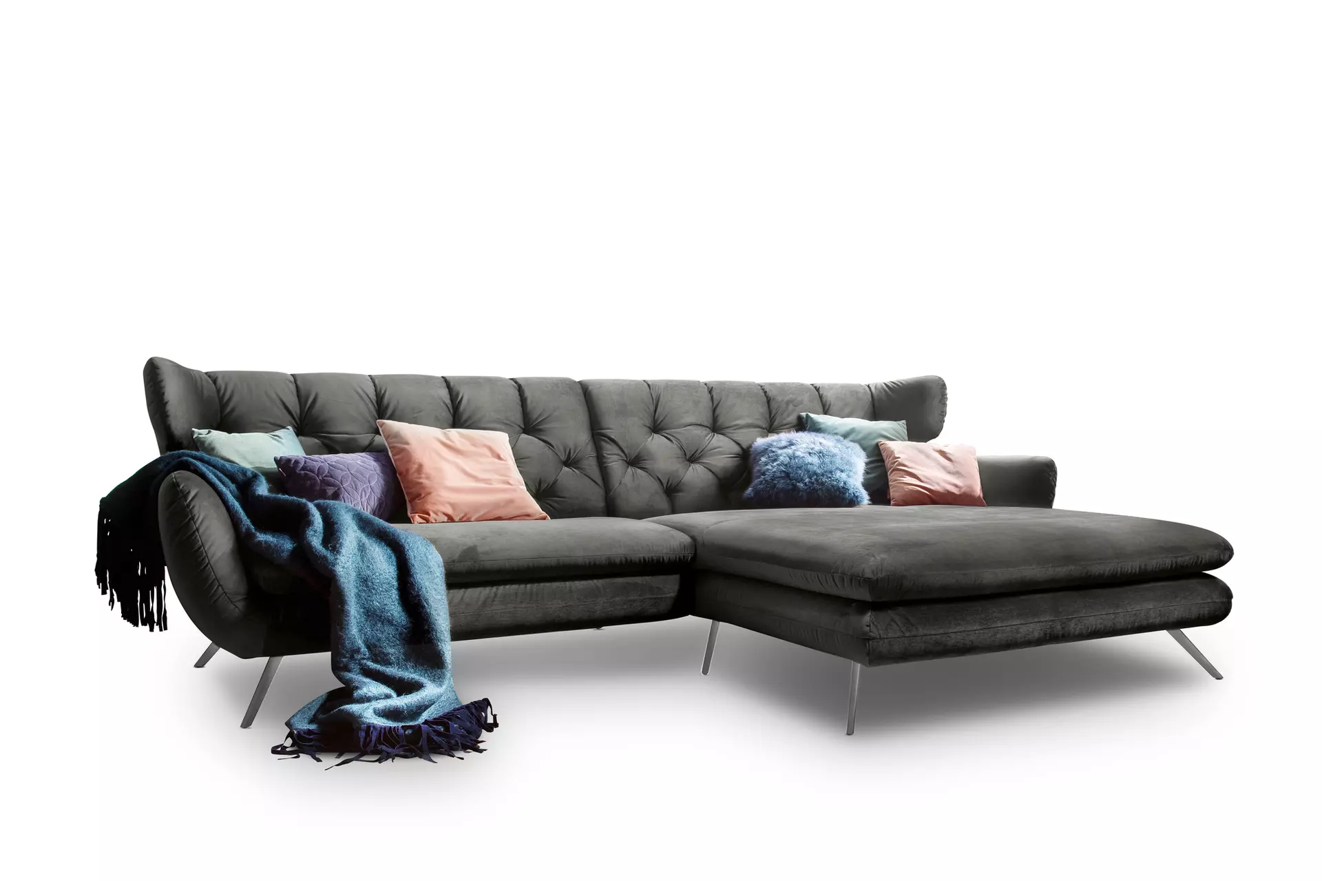 Ecksofa SARNIA LASCONDO Textil 175 x 94 x 300 cm