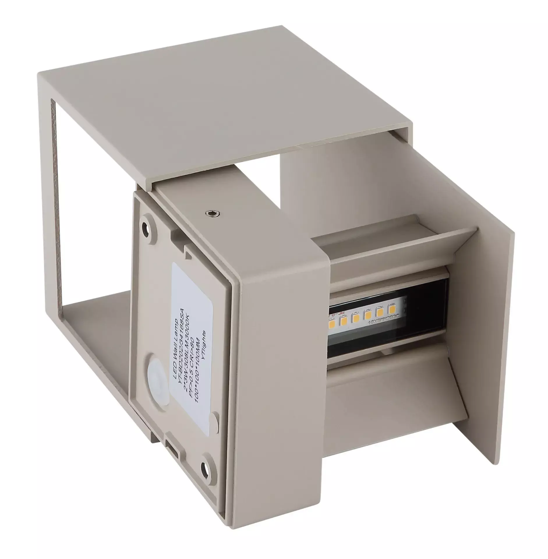 Wand-Aussenleuchte VERONIKA Globo Metall 10 x 10 cm