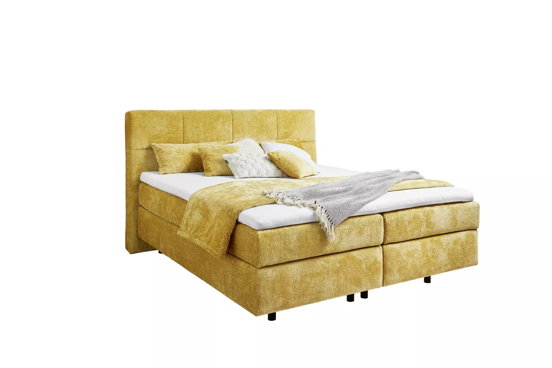 Boxspringbett DELUX EDITION MONDO Textil 180 x 125 x 215 cm