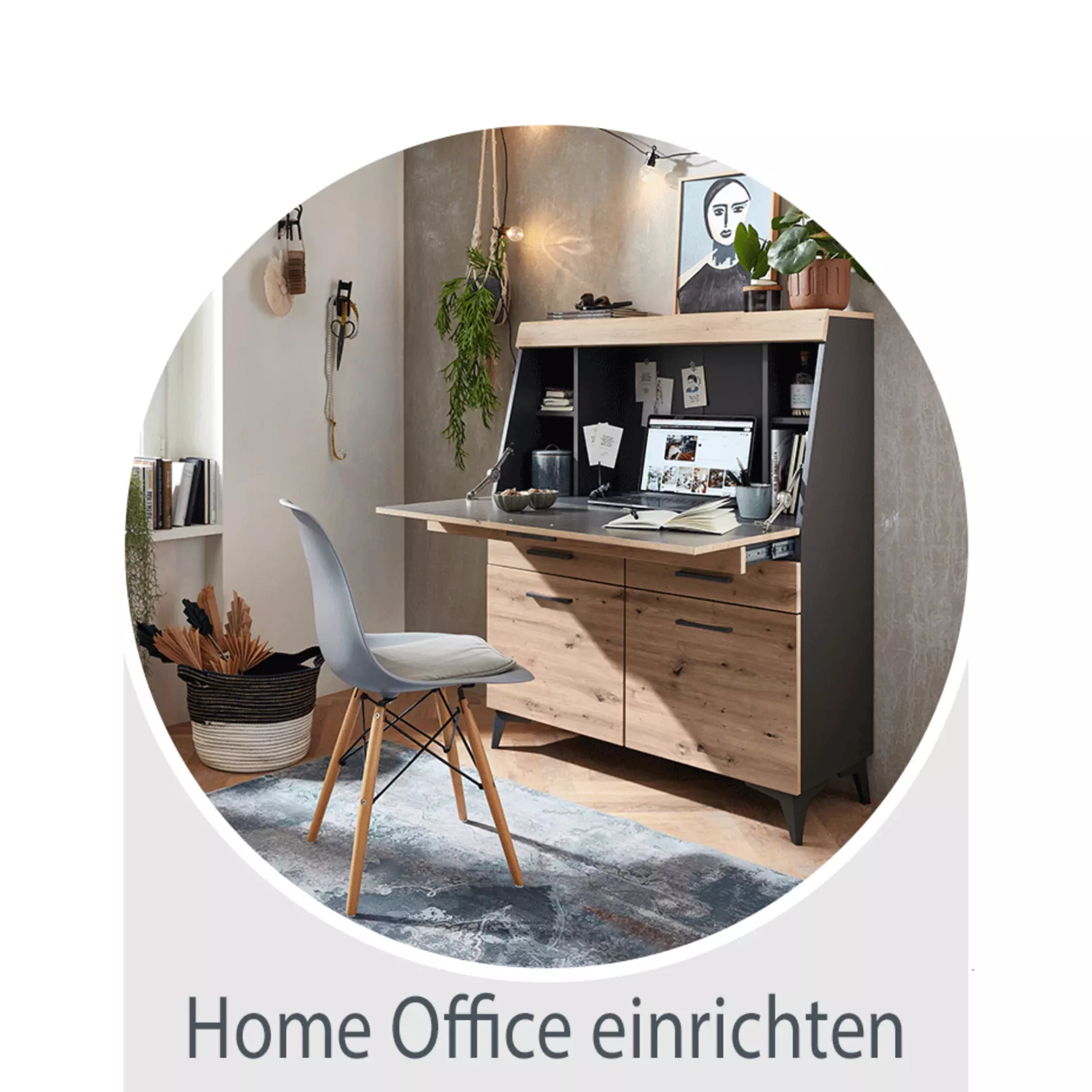 So gelingt  ein wohnliches Home Office - Jetzt Tipps und Ideen zum Home Office einrichten entdecken.