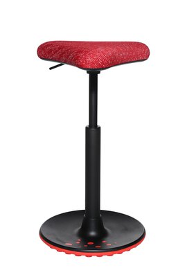 4. Bild von Sitzhocker Kunststoff rot Topstar