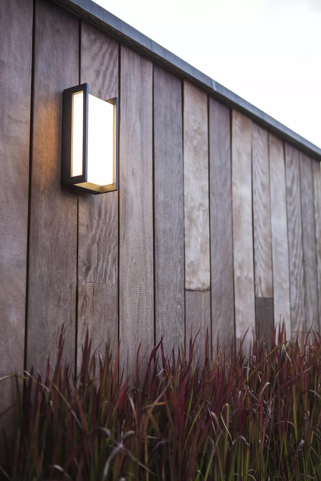 Wand-Aussenleuchte QUBO Eco-Light Metall 7 x 22 x 11 cm