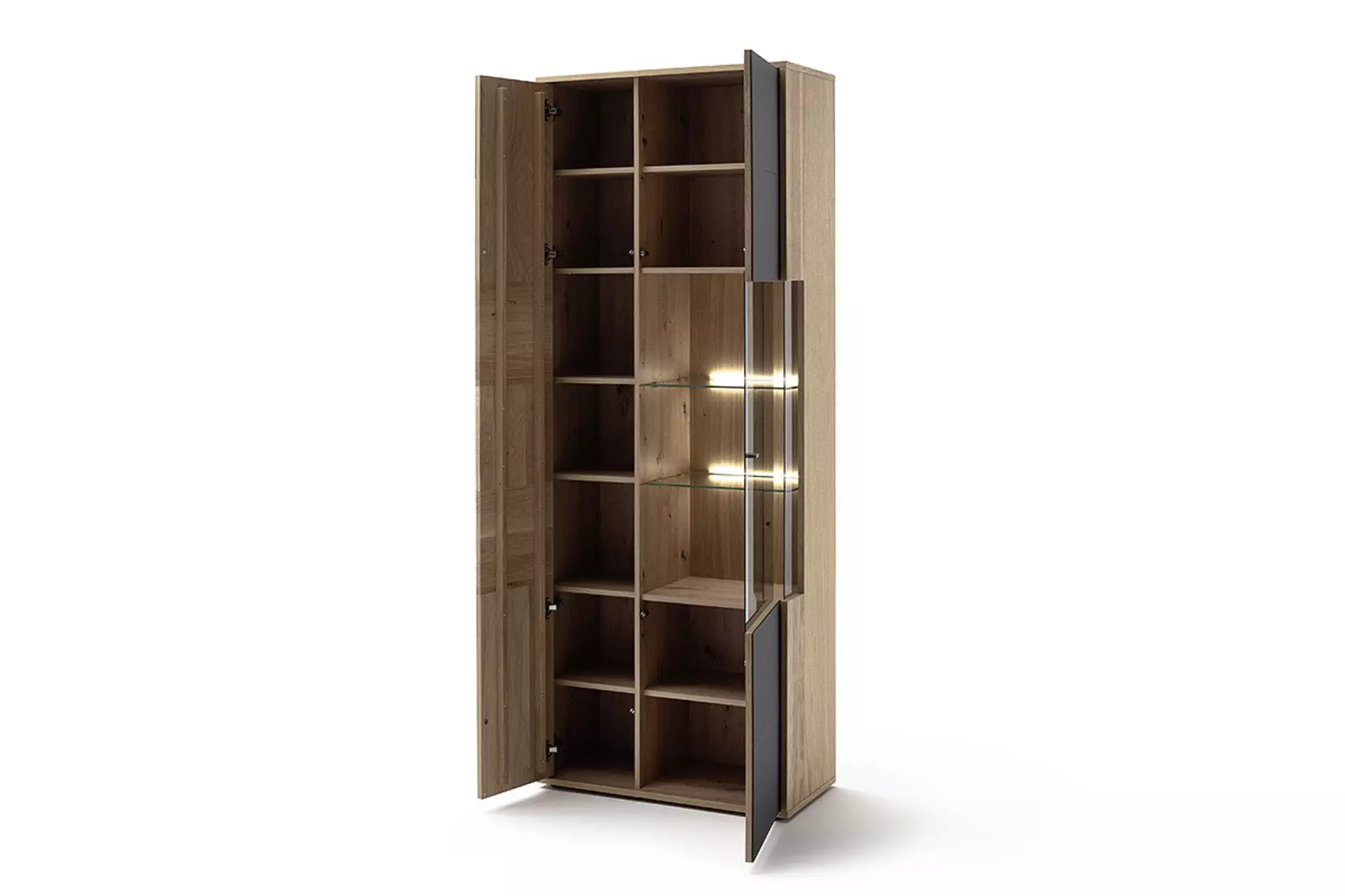 Vitrine VALENCIA MCA furniture Holzwerkstoff 37 x 207 x 79 cm