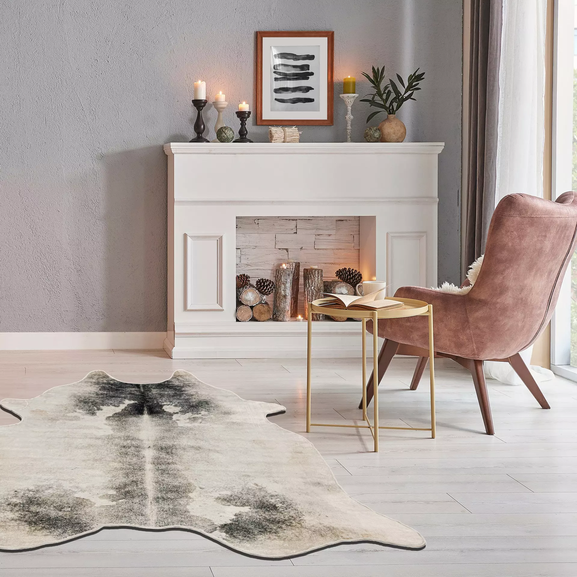 Kunstfell Emilia Gino Falcone Textil 100 x 130 cm