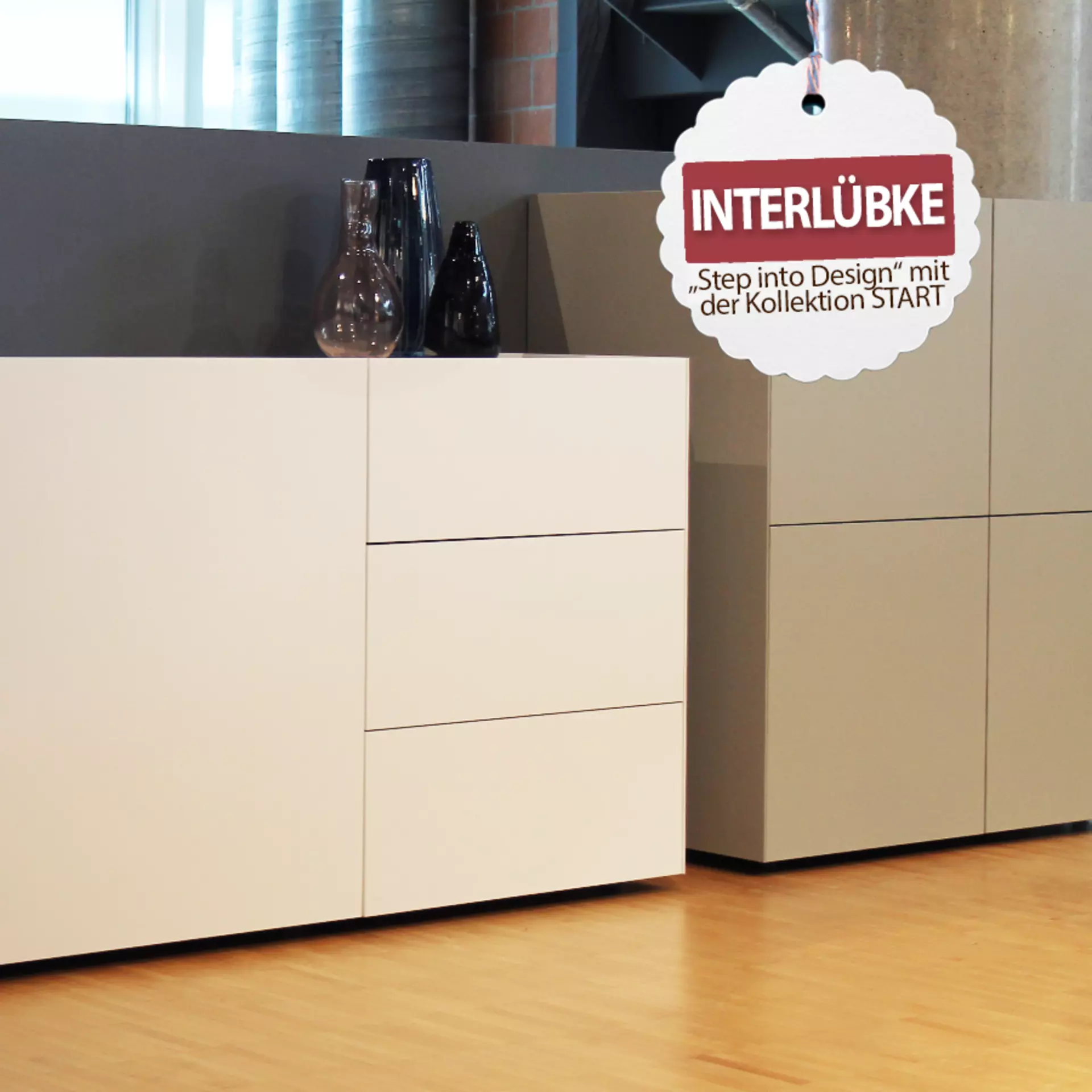 Interlübke - Step into Design mit der preiswerten Kollektion START. Jetzt entdecken und mehr erfahren