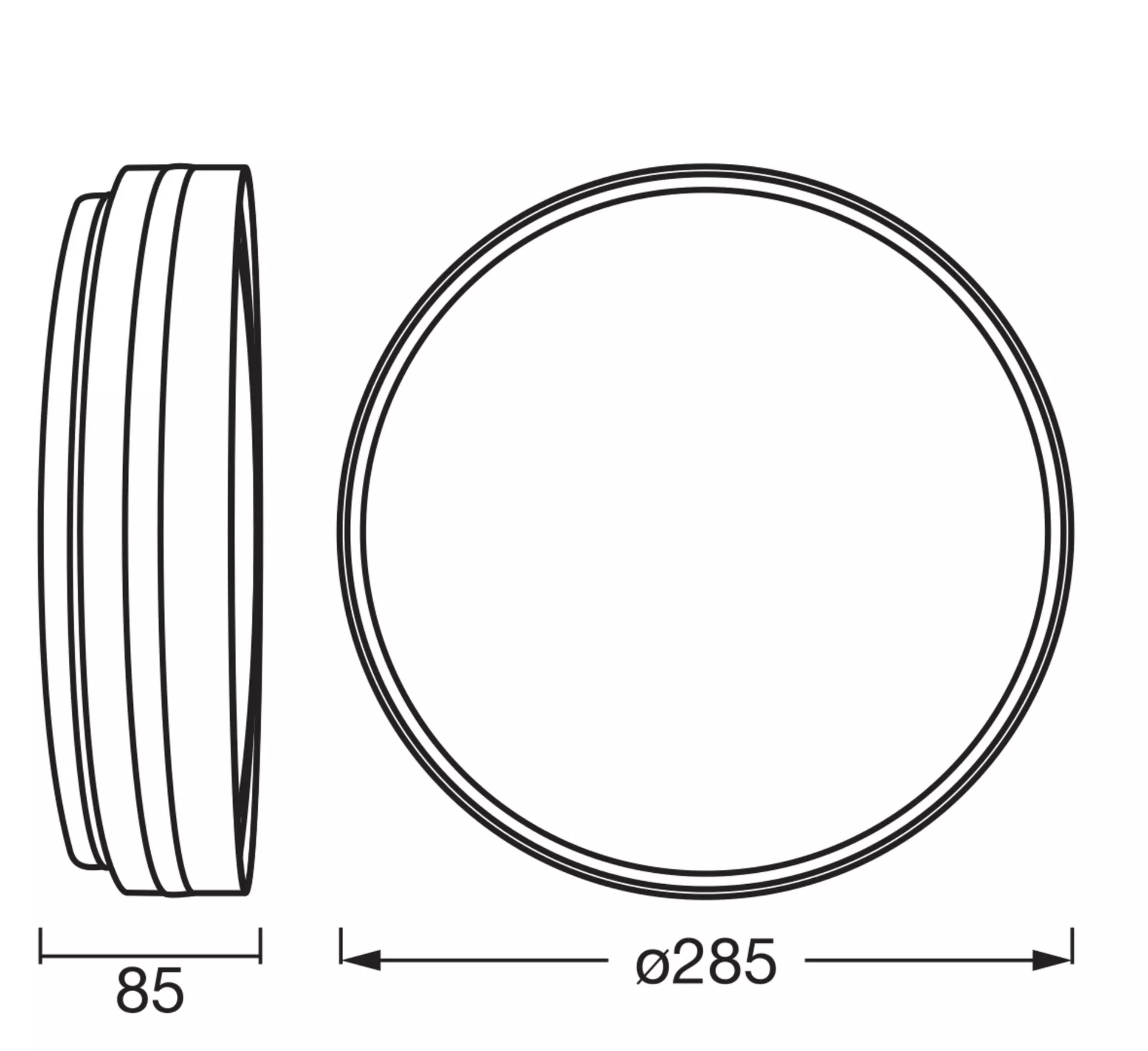 Deckenleuchte Noemi OSRAM Metall 