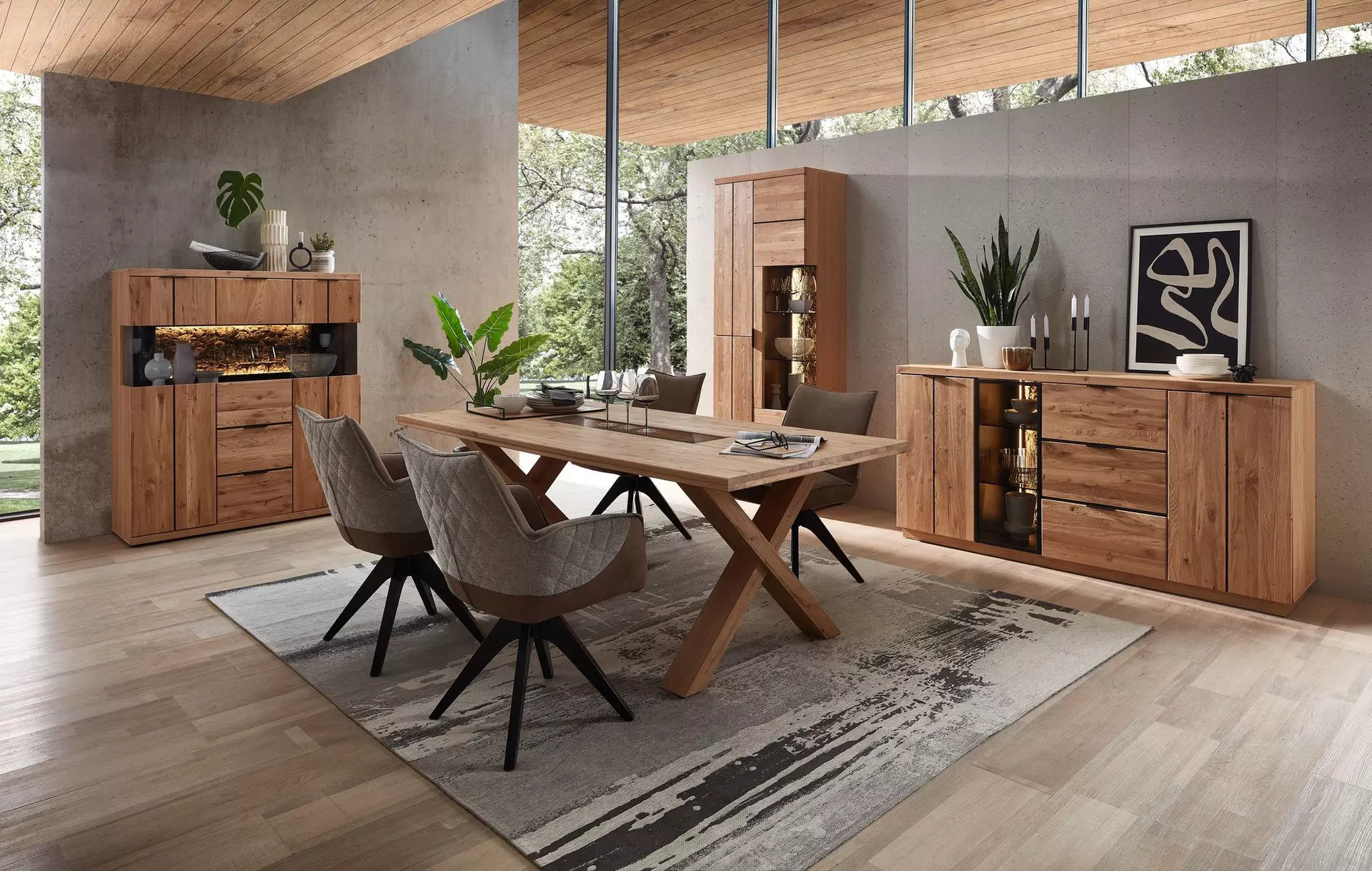 Esstisch DONNA Wohn-Concept Holz 100 x 78 x 200 cm