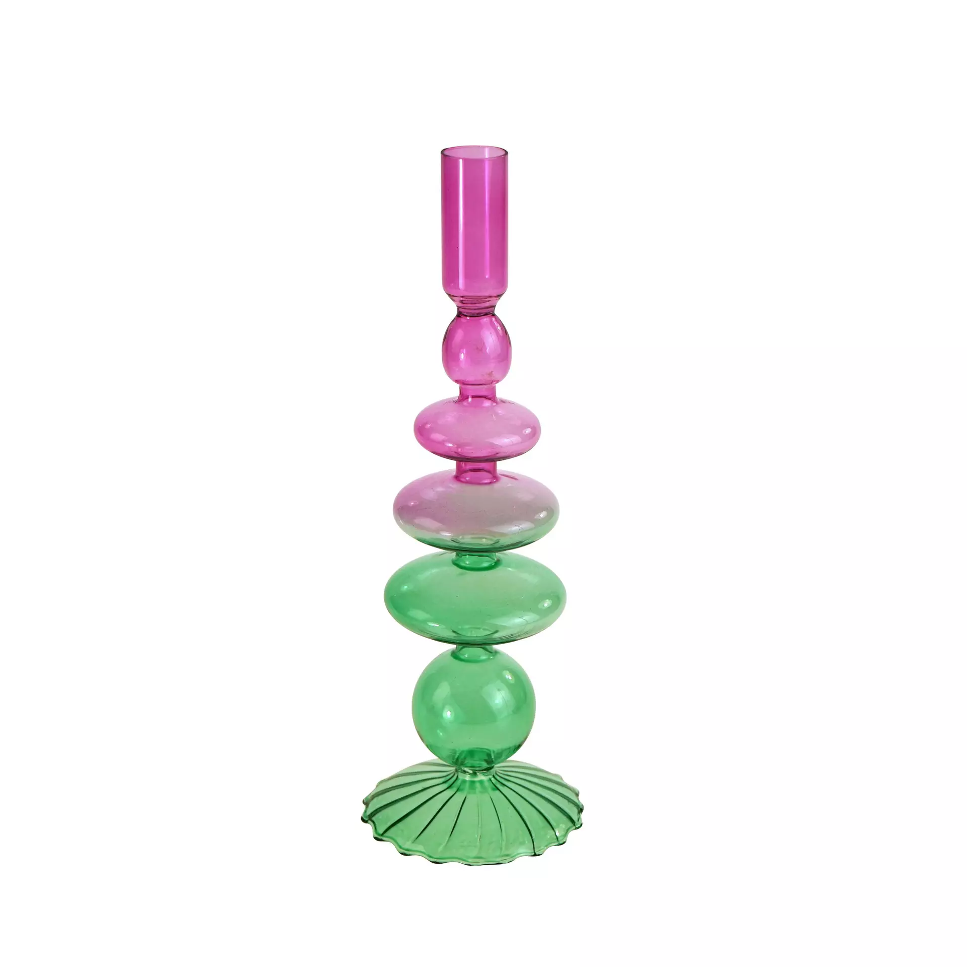 Kerzenständer Werner Voß Glas 9 x 27 x 9 cm