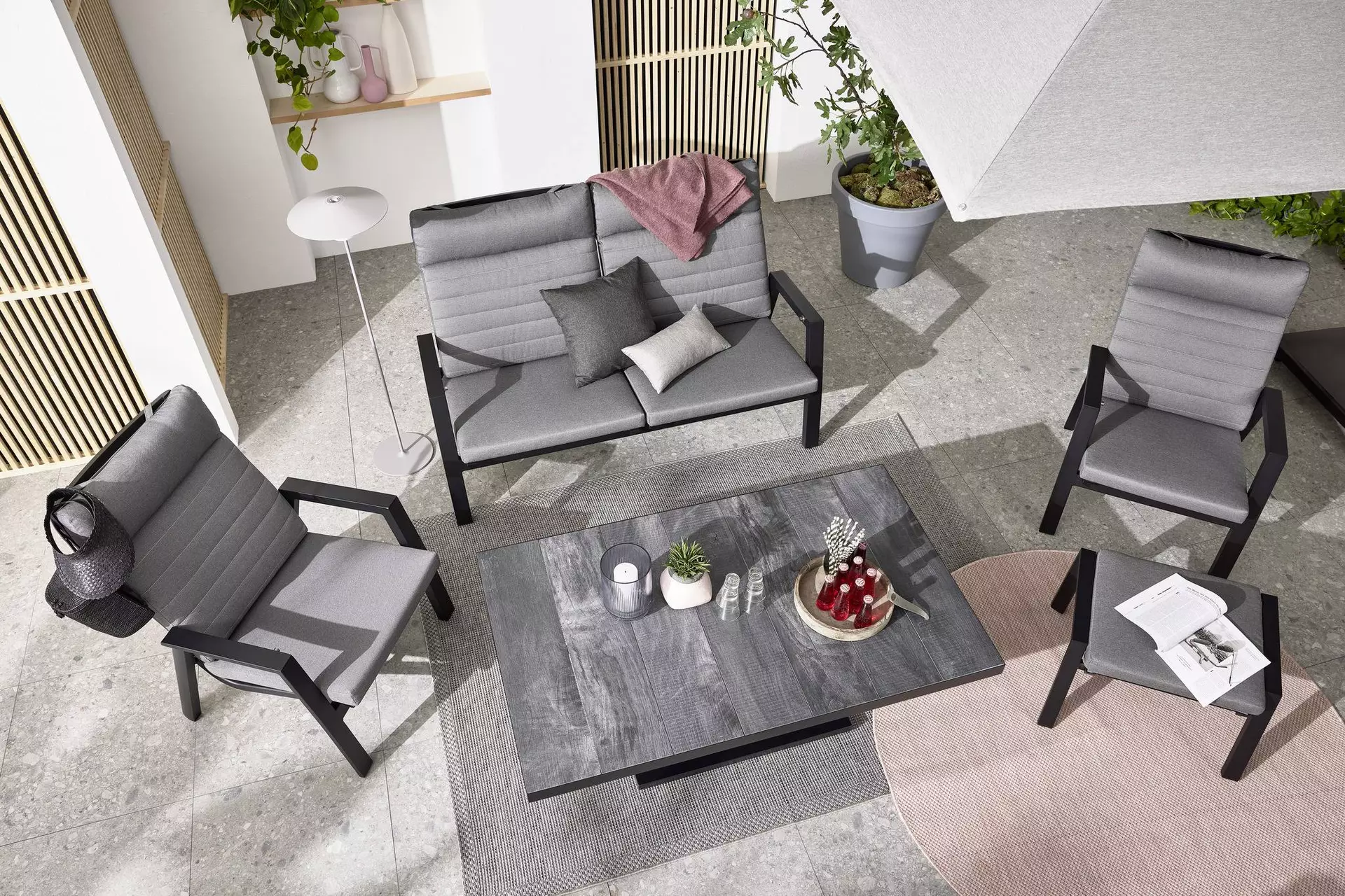 Loungesessel ASCELLA MONDO Textil 82 x 99 x 72 cm