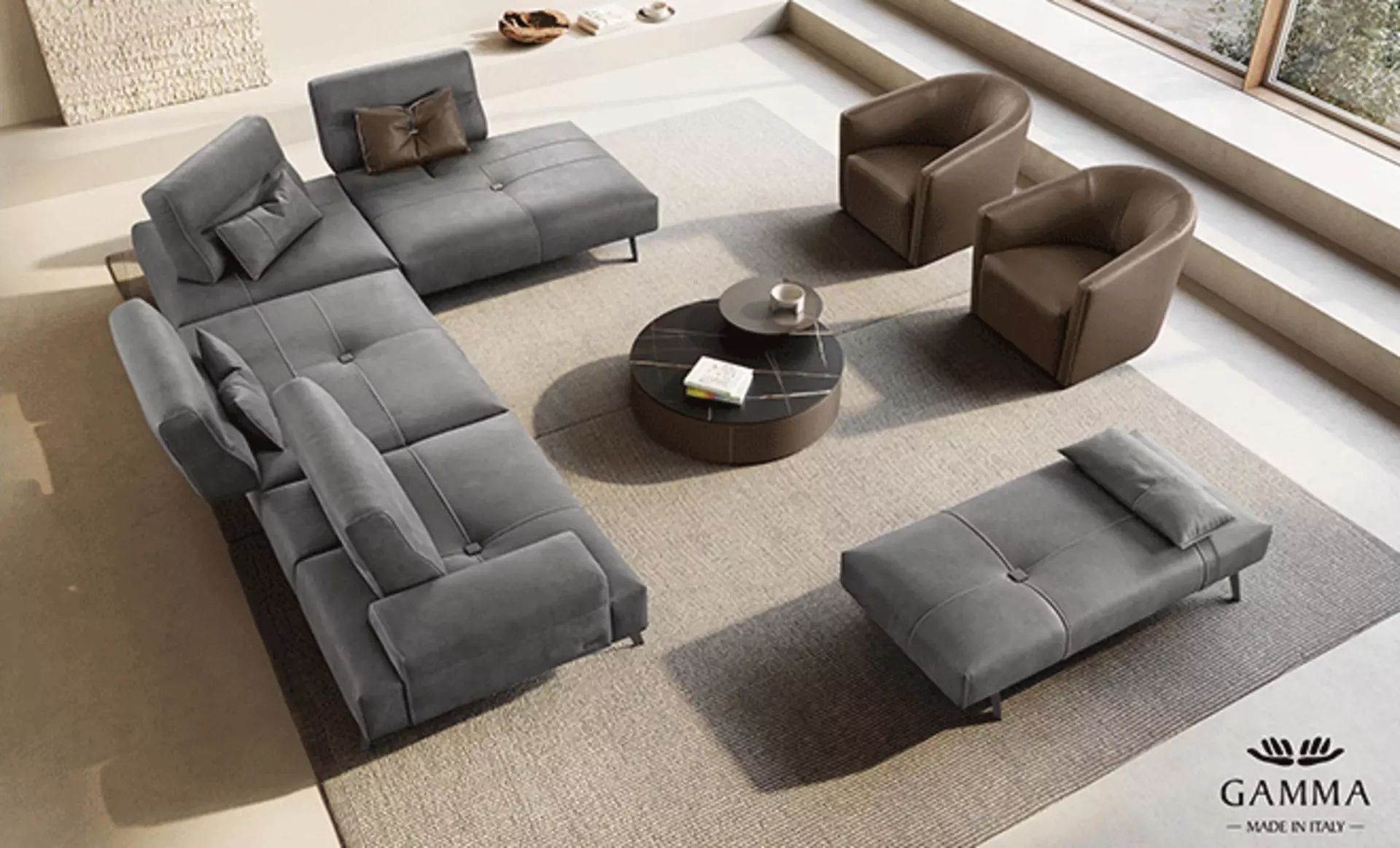 Polstermöbel von Gamma in perfekter Harmonie