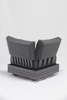 5. Bild von Eckelement Kunststoff grau ca. 81 x 76 x 81 cm