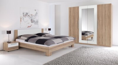 Bild von Schlafzimmer ca. 185 x 85 x 204 cm Dreamoro braun