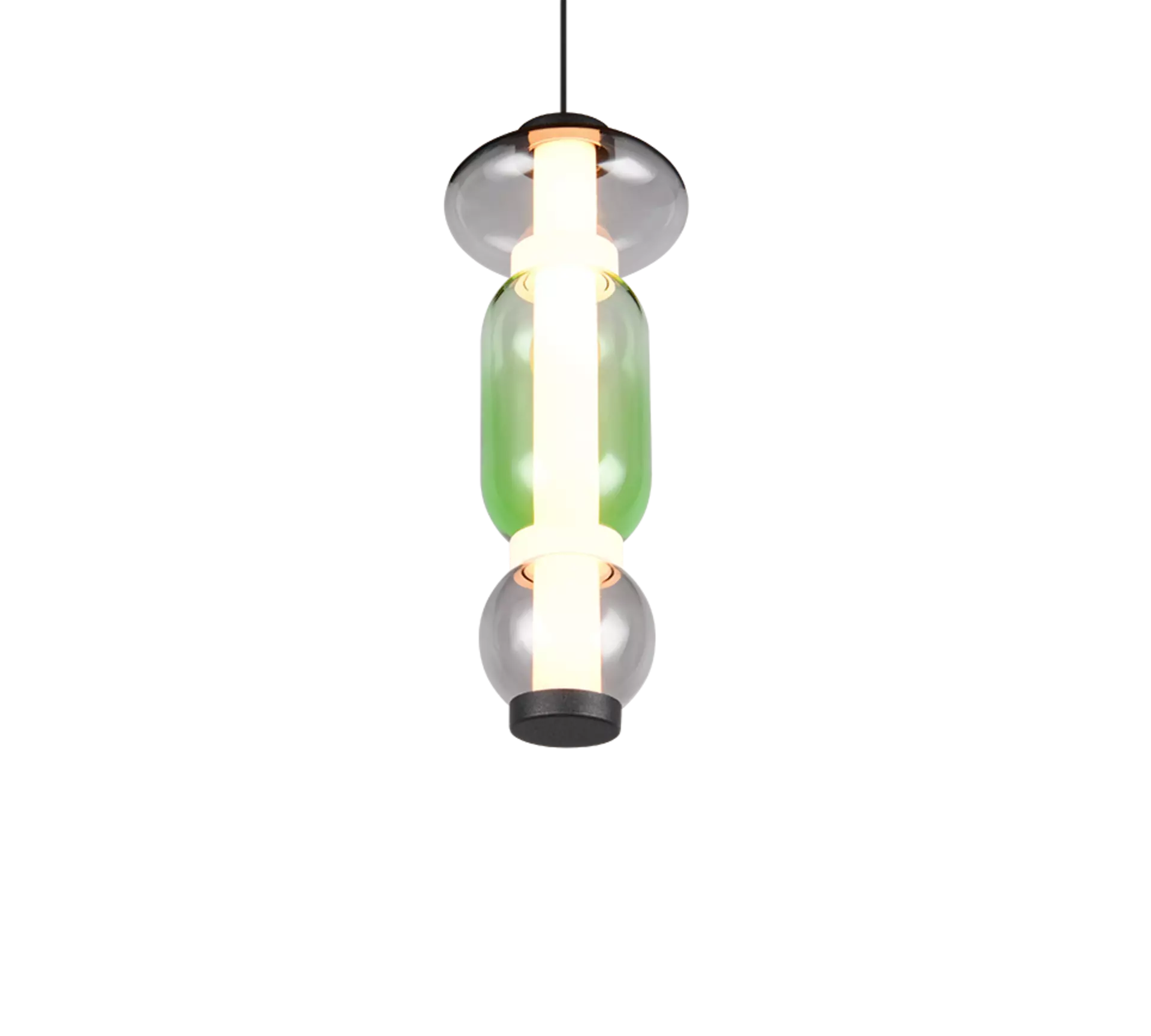 Hängeleuchte Minerva Trio Leuchten Metall 14 x 200 x 14 cm