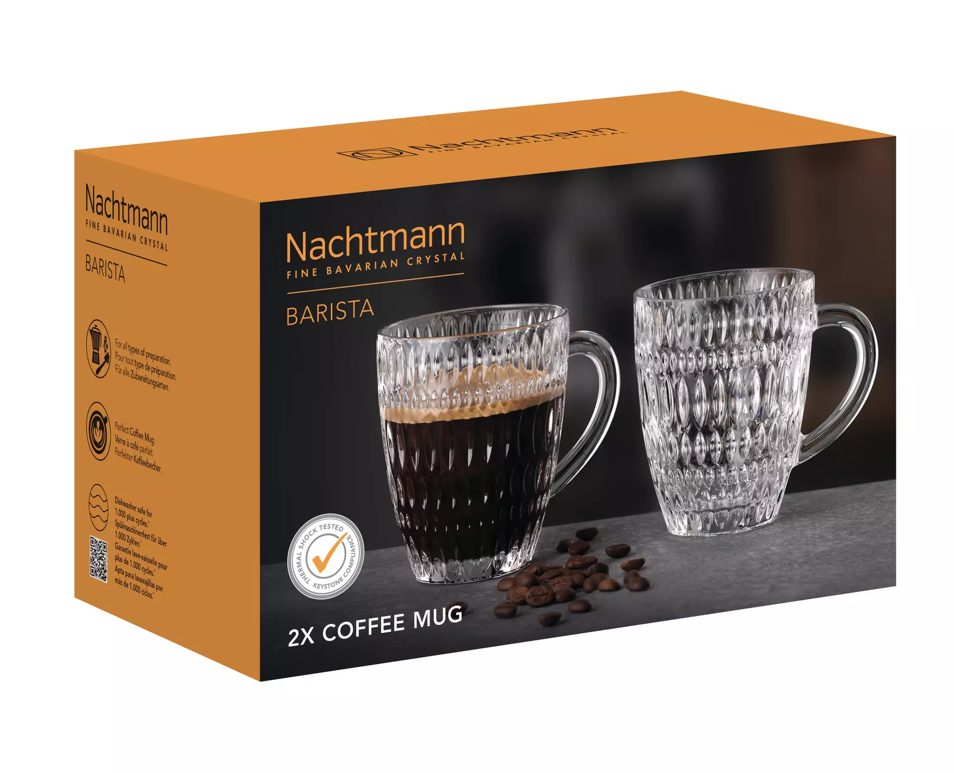 Kaffeeglas ETHNO Barista Nachtmann Glas 12 cm