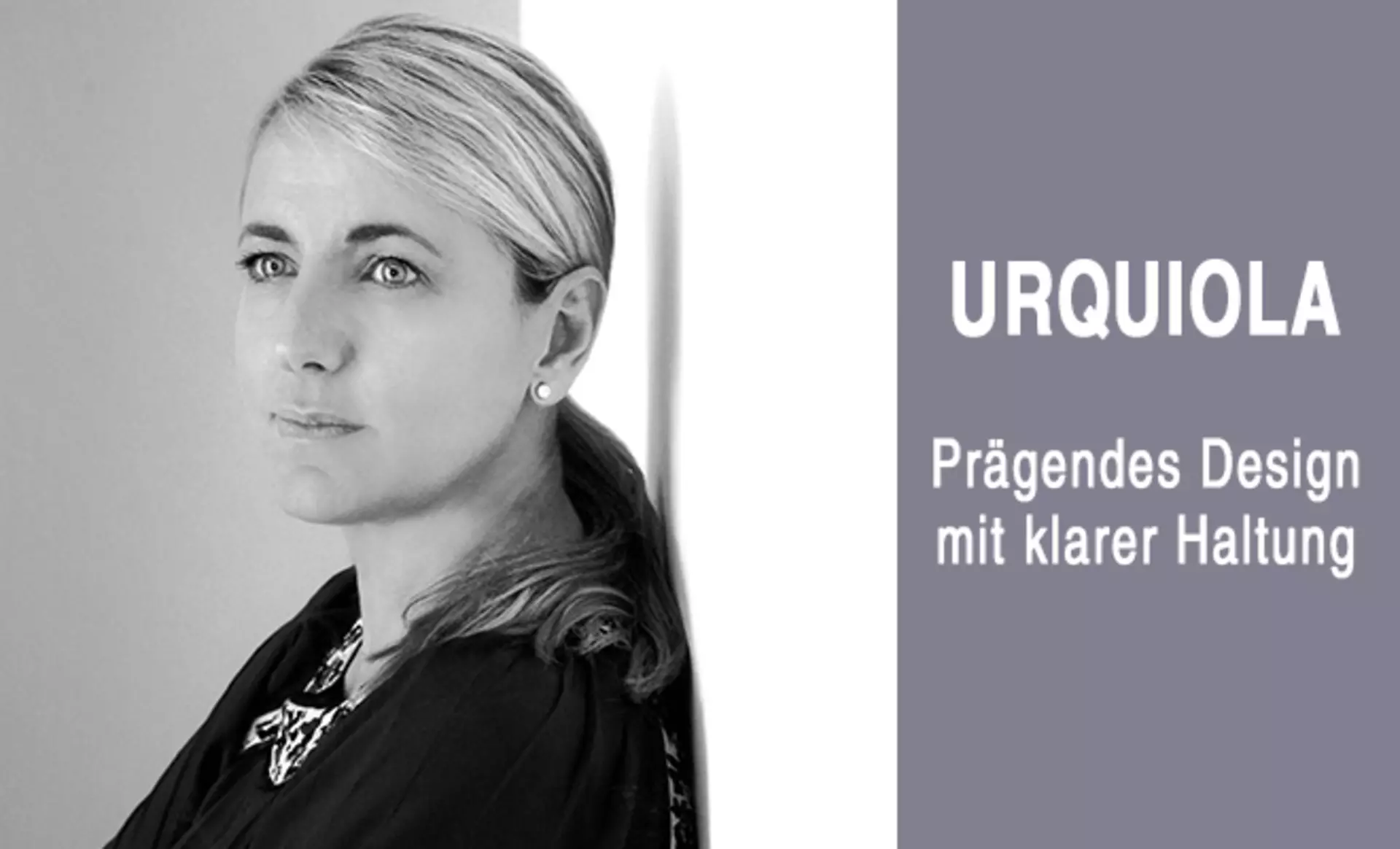 Designportrait zu Patricia Urquiola. Jetzt klicken und inspirieren lassen