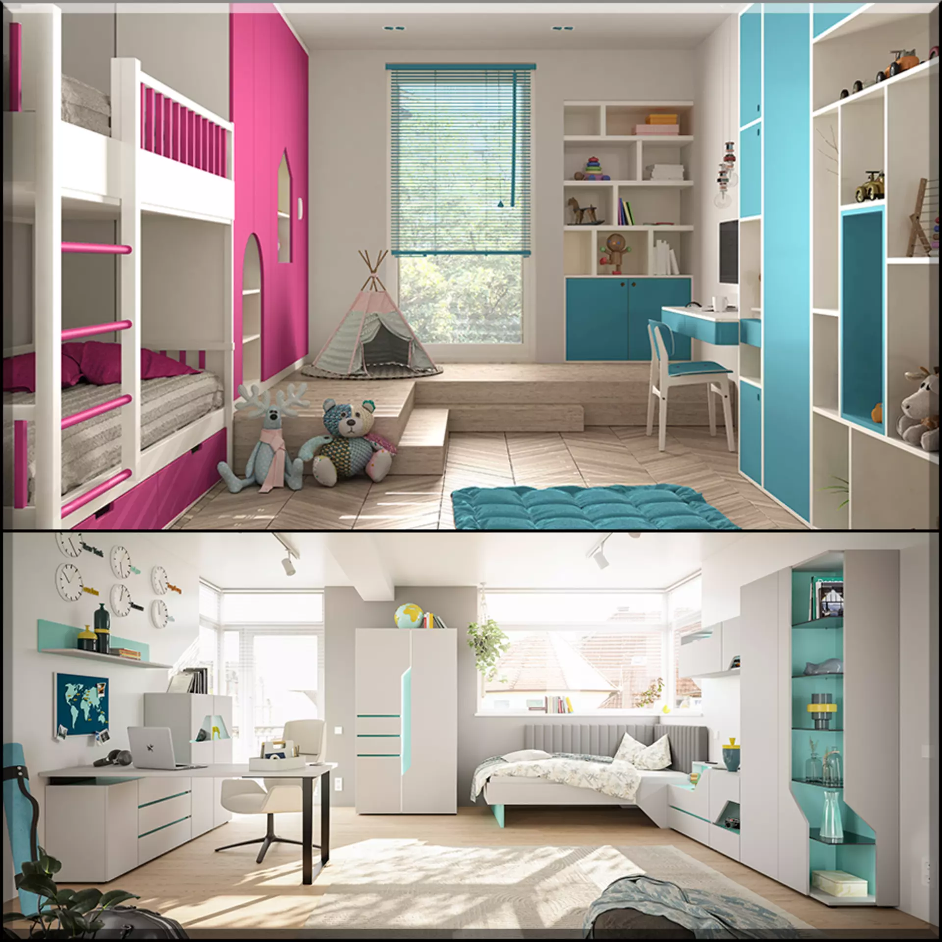 Wir zeigen Ihnen wie man im Kinderzimmer den Stauraum perfekt plant