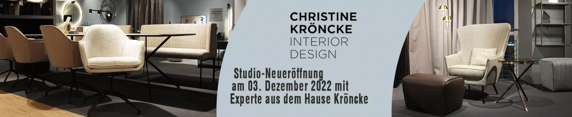 Am dritten Dezember eröffnet interni by inhofer das neue Christine Kröncke Studio !