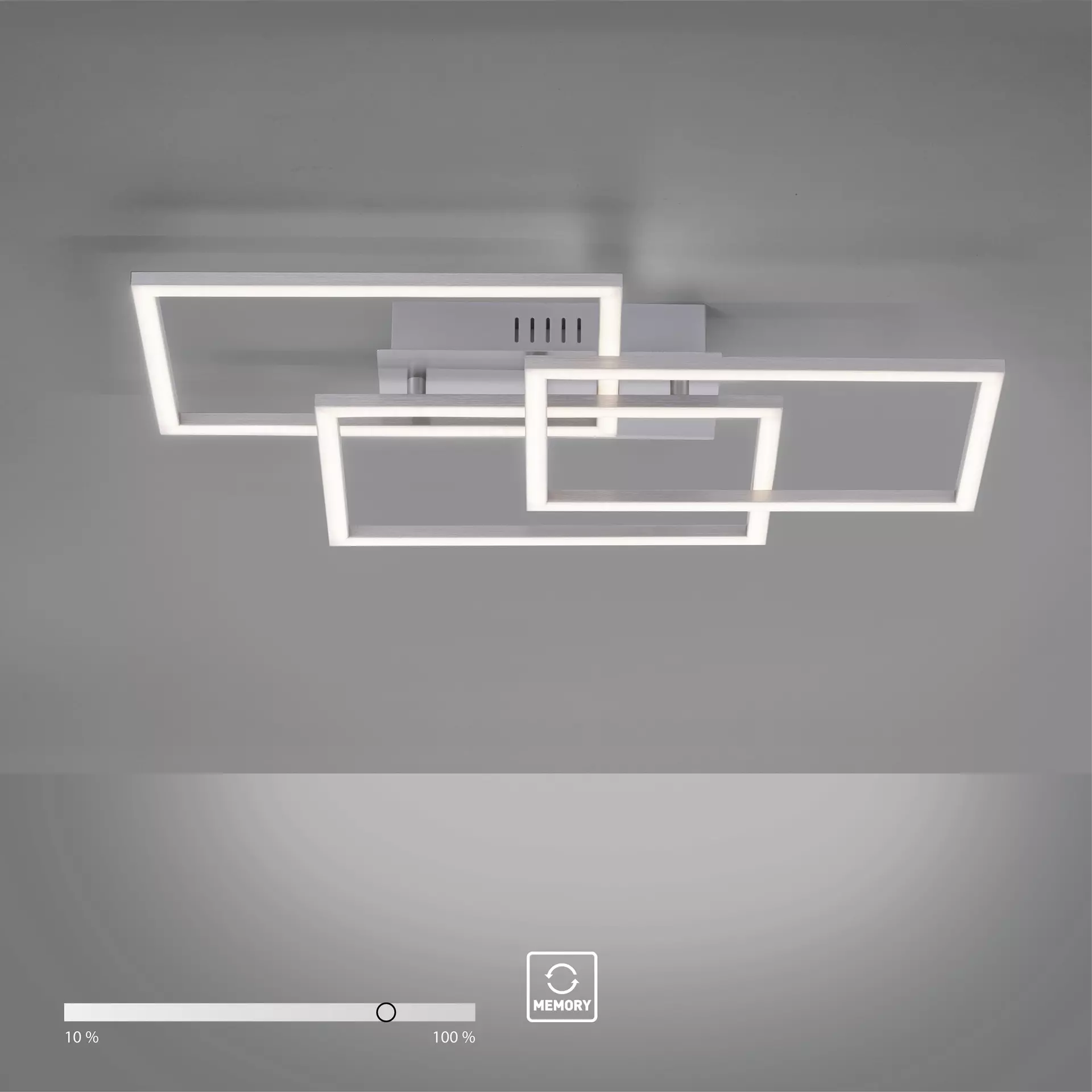 Deckenleuchte IVEN JUST LIGHT Metall 33 x 7 x 54 cm