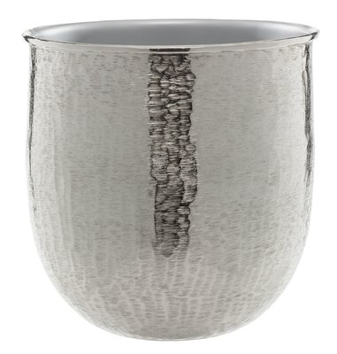 Bild von Übertopf Metall silber