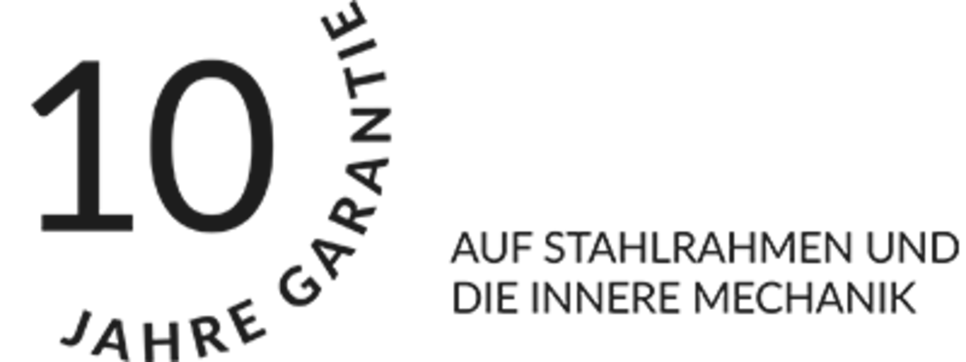 10 Jahre Garantie der Firma Stressless