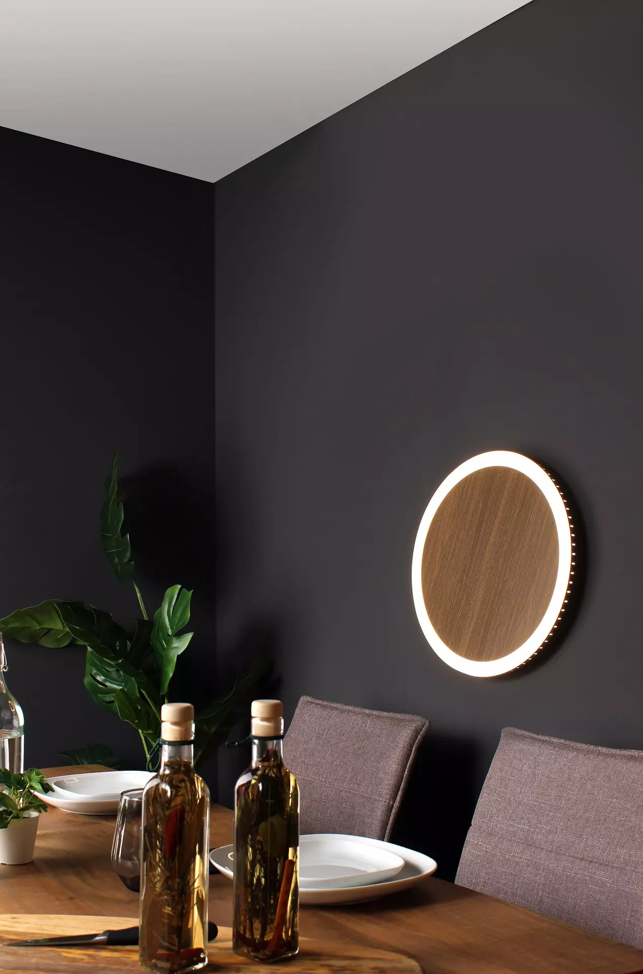 Deckenleuchte Moon Eco-Light Metall 40 x 5 x 40 cm