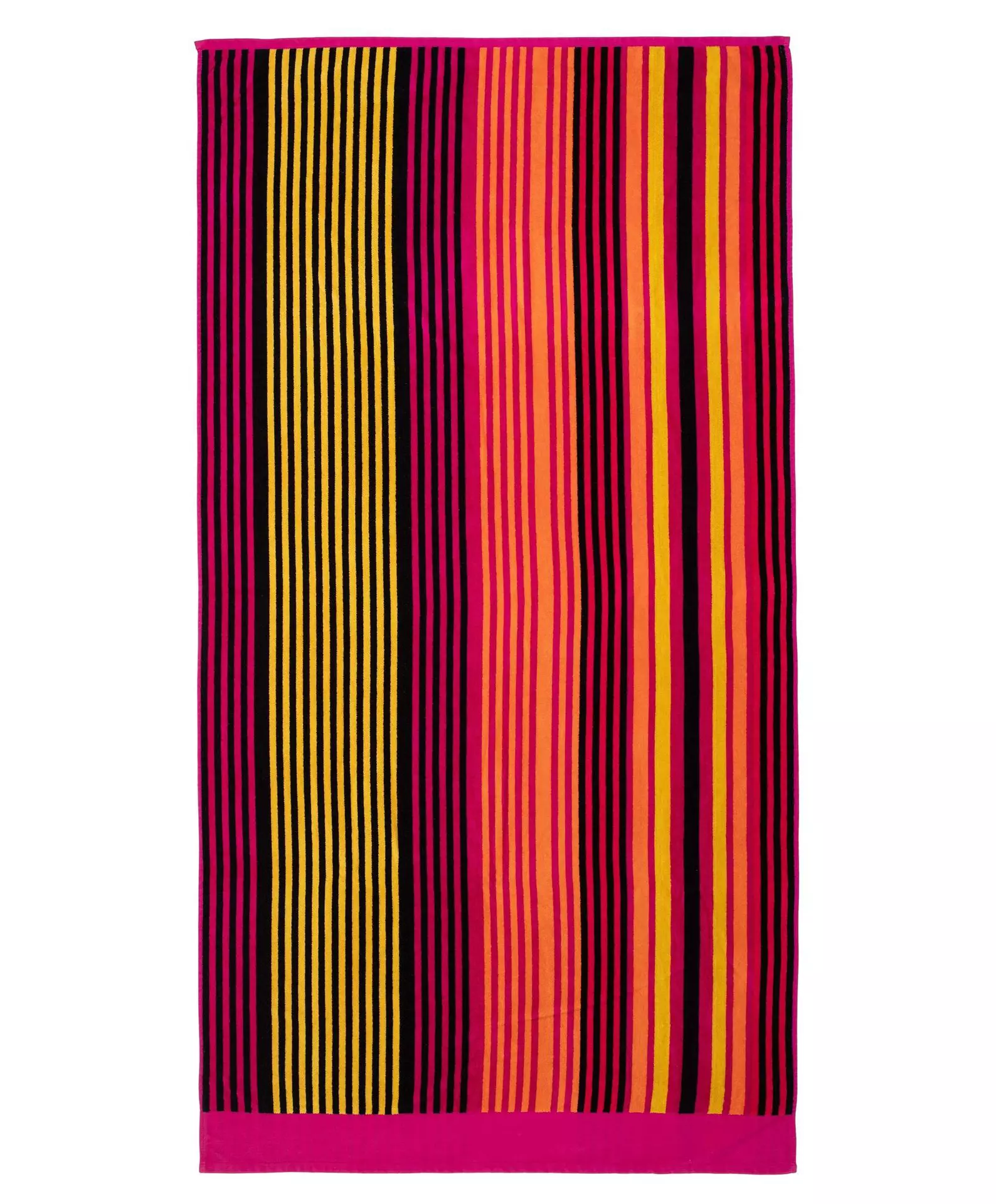 Strandtuch Streifen pink Ambiente Trendlife Textil 90 x 180 cm