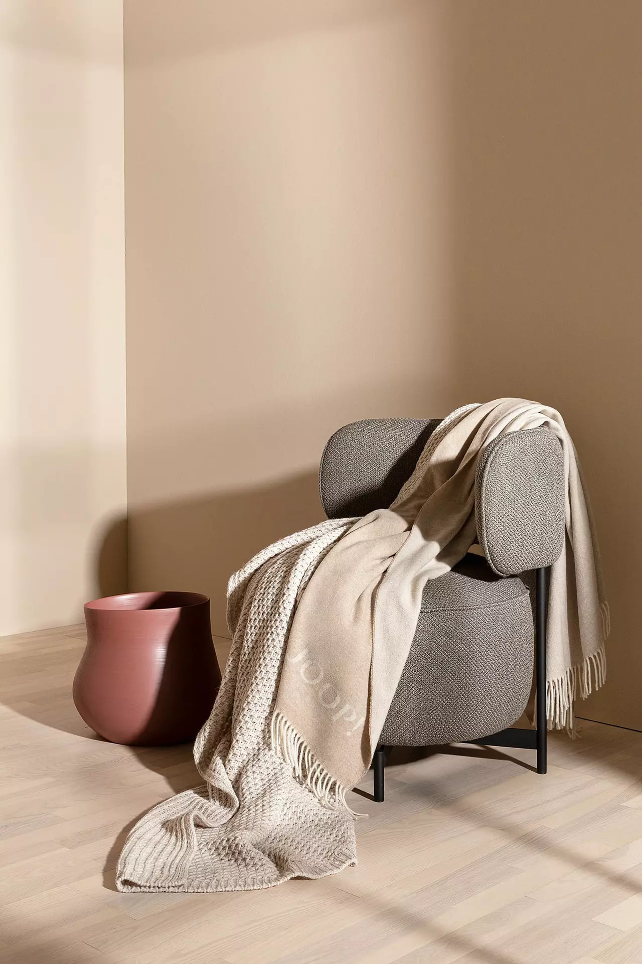 Fransendecke FINE-DOUBLEFACE JOOP Textil 130 x 180 cm
